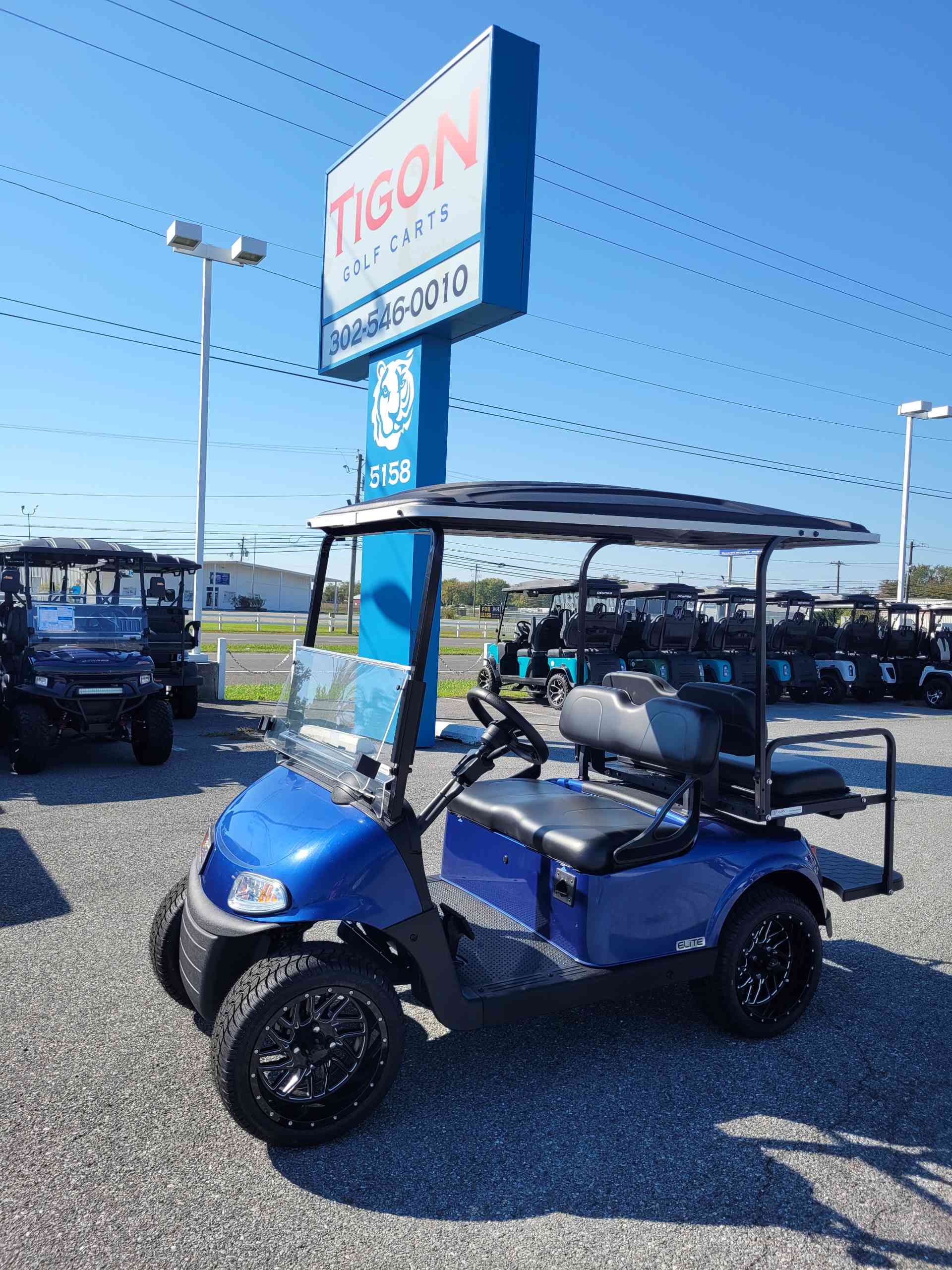 2021 EZGO RXV Golf Cart in Blue