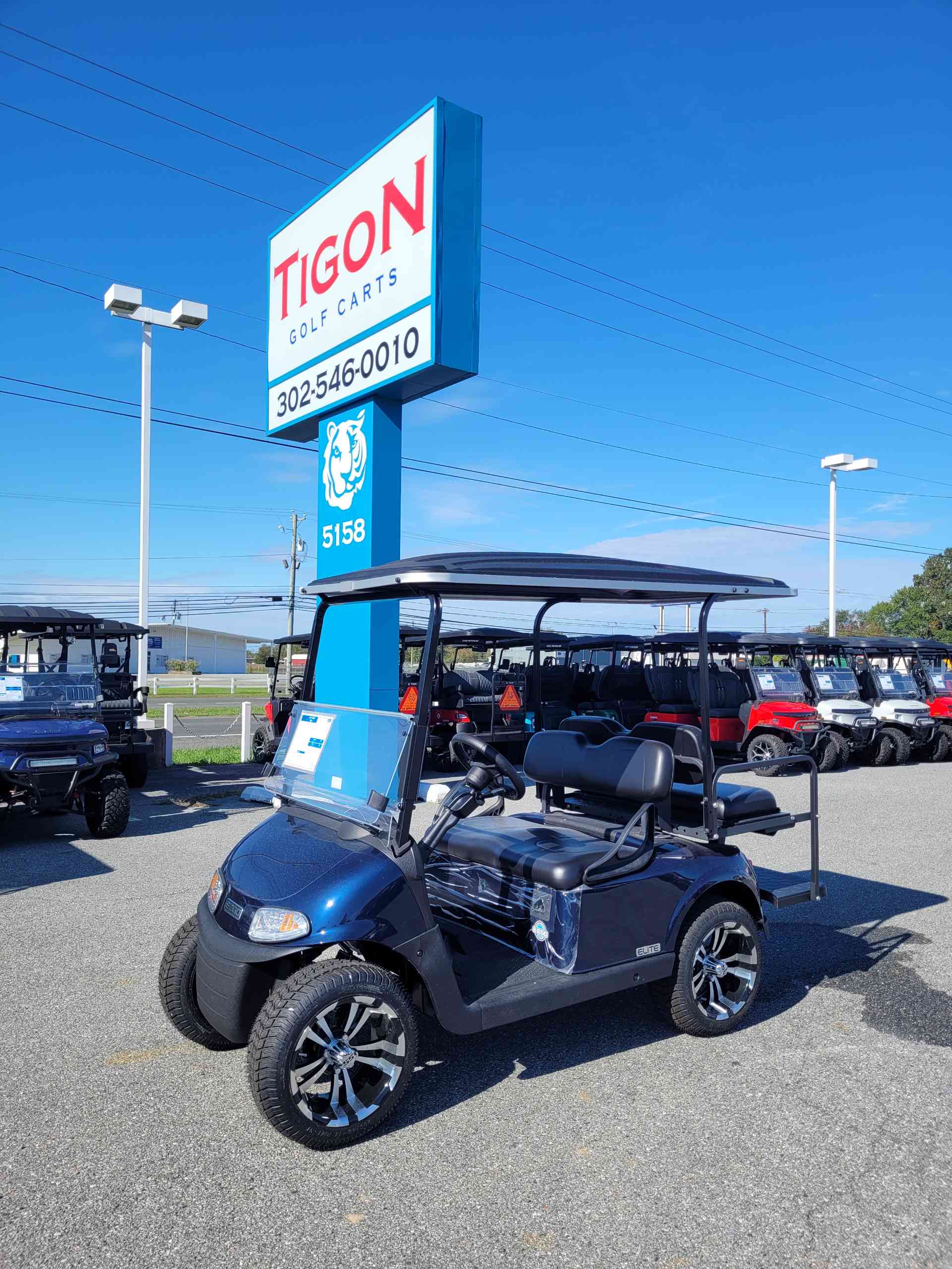 2021 EZGO RXV Blue