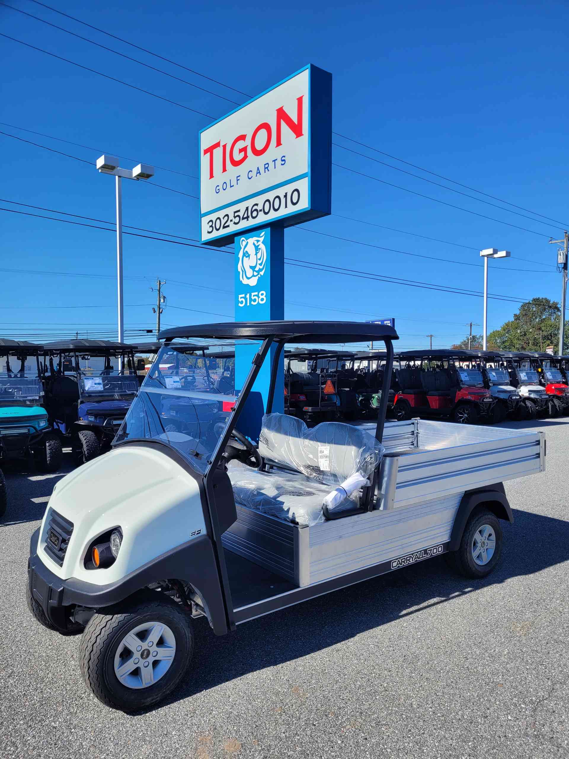 2027 Club Car Carryall 700 Glacier White