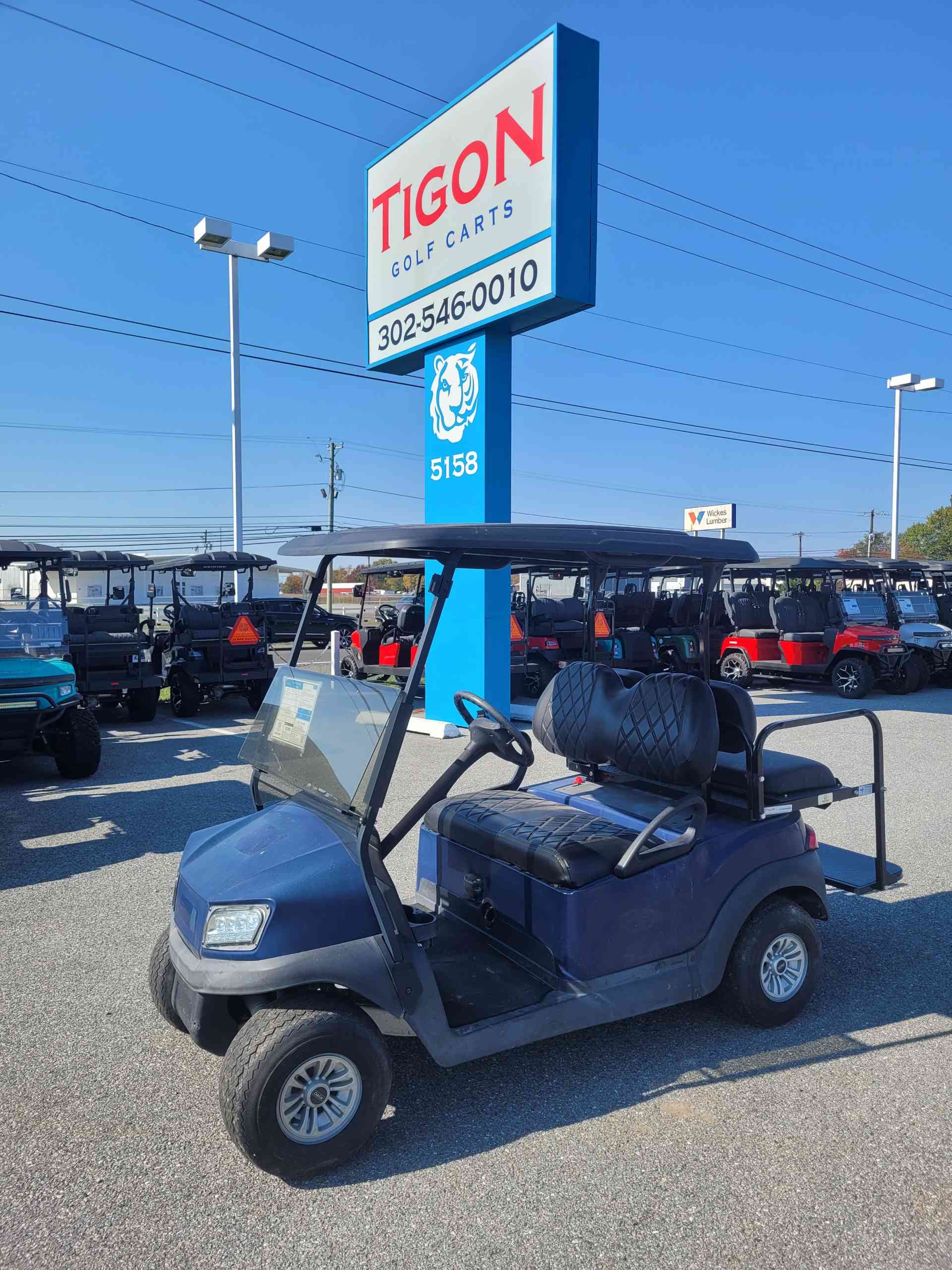 2018 Club Car Tempo in Blue Golf Cart