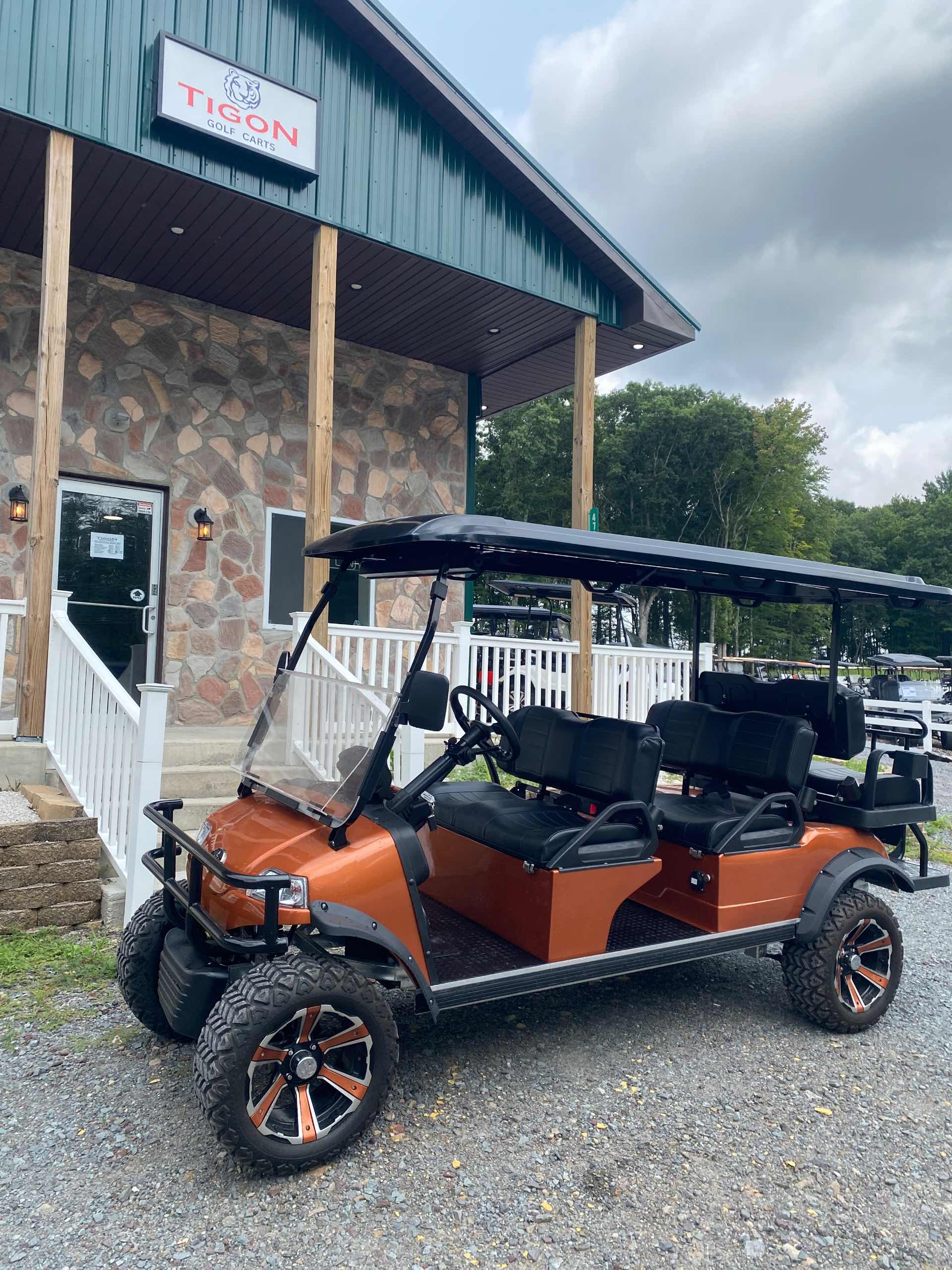 Used 2021 Evolution Forester 6 PLUS Golf Cart in Copper for sale at TIGON Long Pond, PA