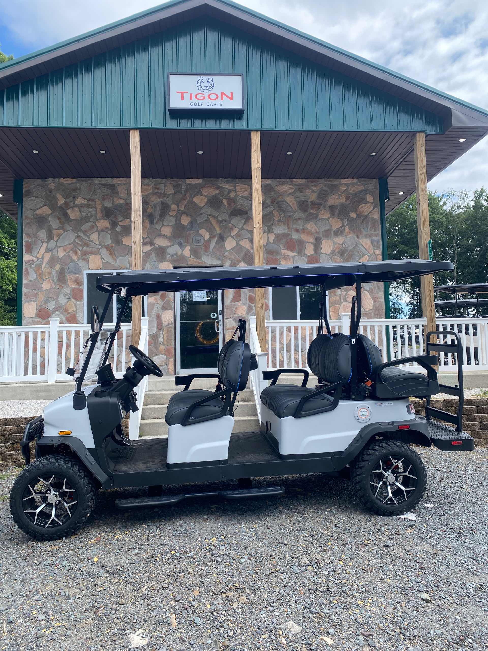 2026 Denago Rover XL6 Matte White golf cart in Matte White — photo 2 of 4, Long Pond, PA