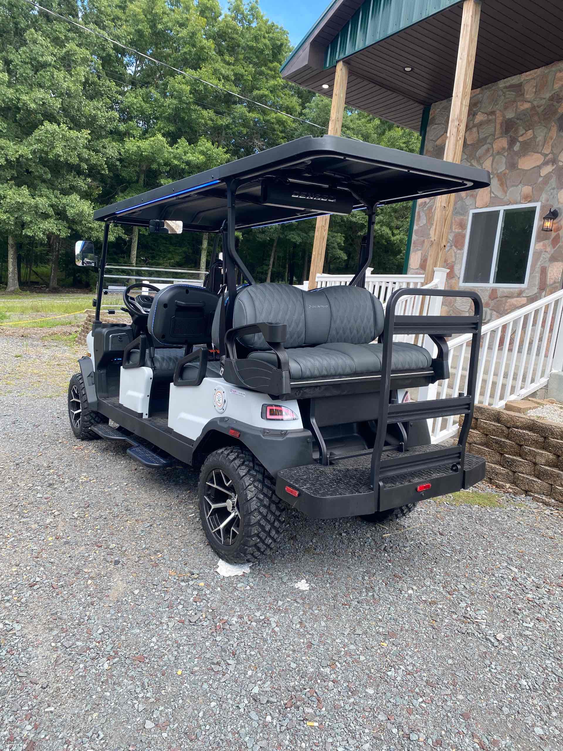 2026 Denago Rover XL6 Matte White golf cart in Matte White — photo 3 of 4, Long Pond, PA