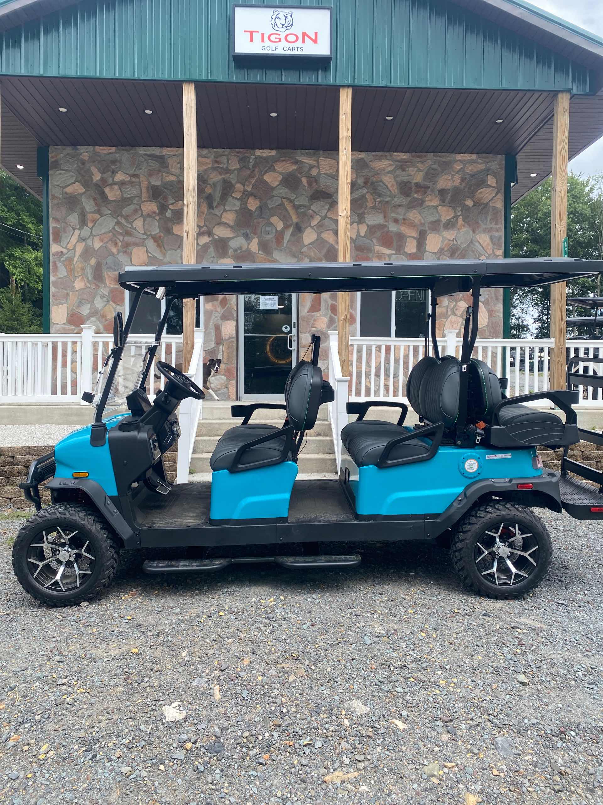 2026 Denago Rover XL6 Aqua golf cart in Aqua — photo 2 of 4, Long Pond, PA
