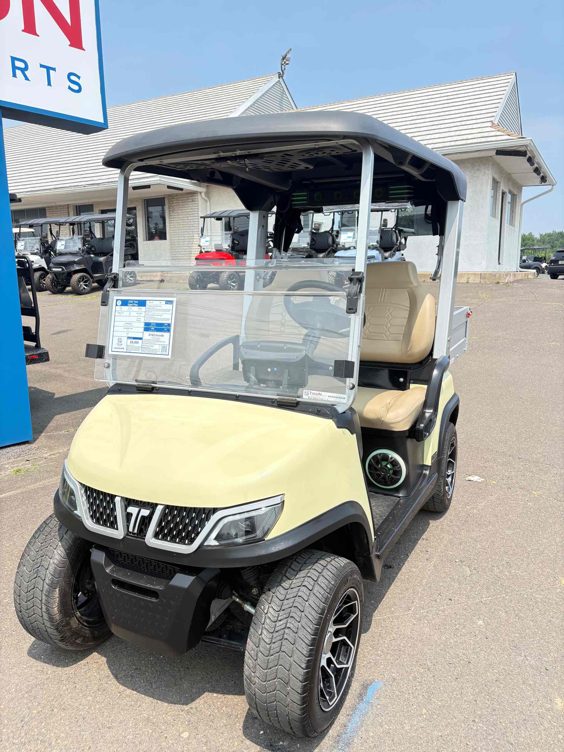 2025 Tara Spirit Plus Golf Cart in Beige