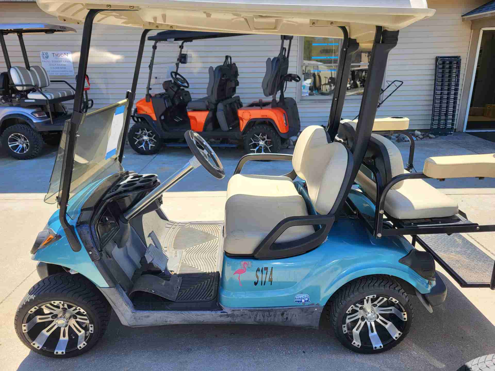 Used 2008 Yamaha G29 Golf Cart in Blue for sale at TIGON Ocean View, NJ