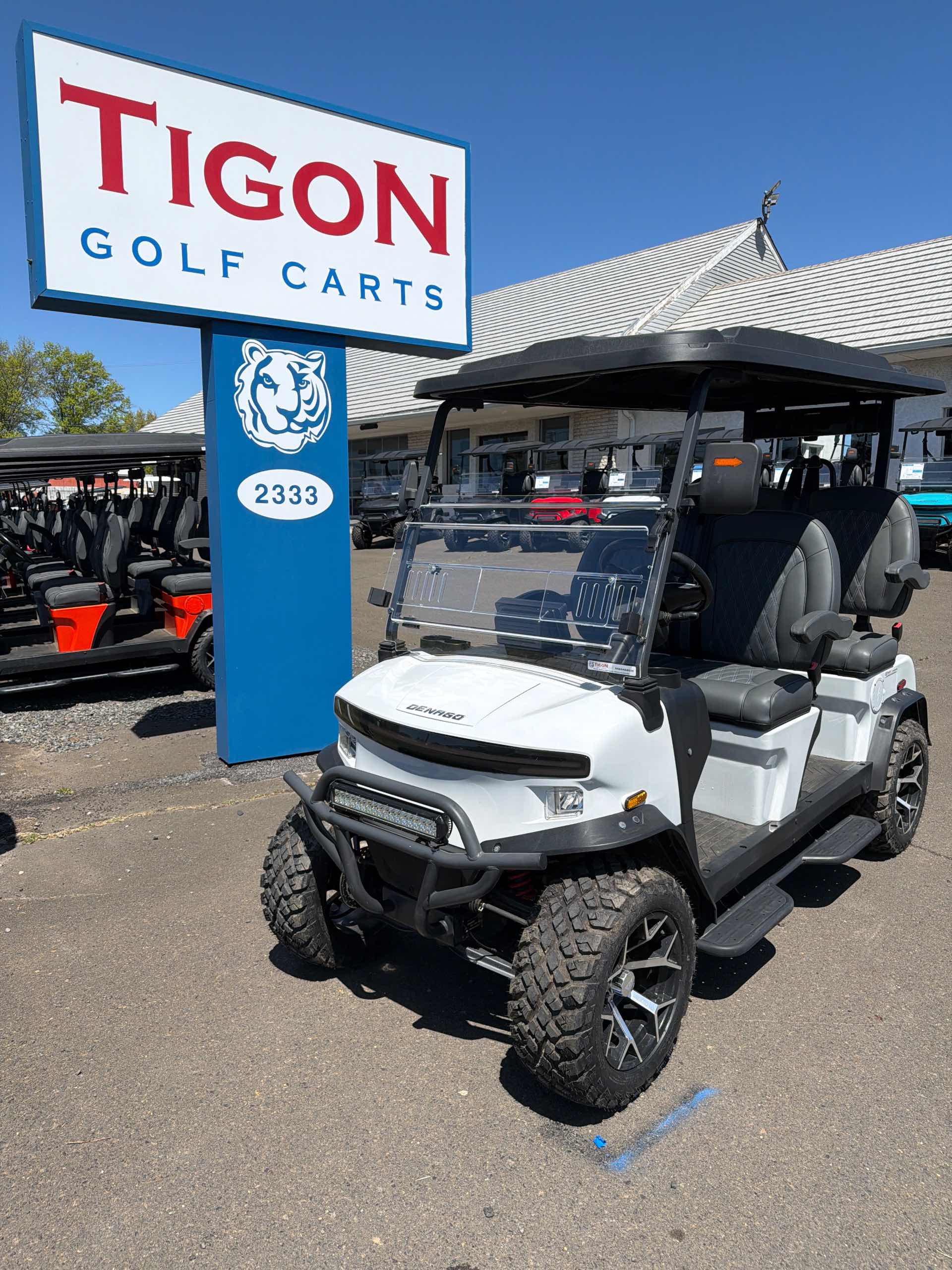 2024 Denago Rover XL Golf Cart in White