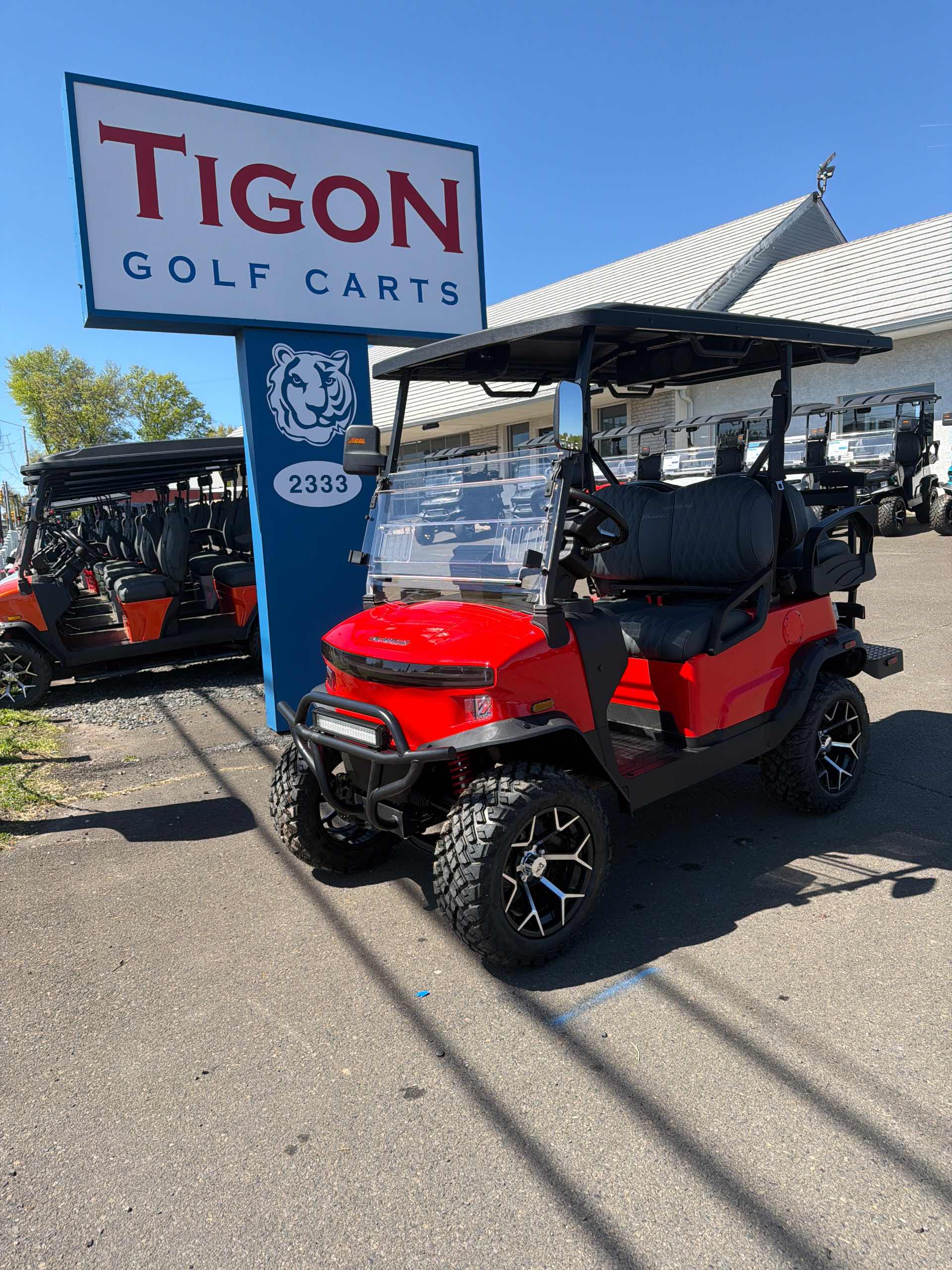 2025 Denago Nomad XL Golf Cart in Scarlet