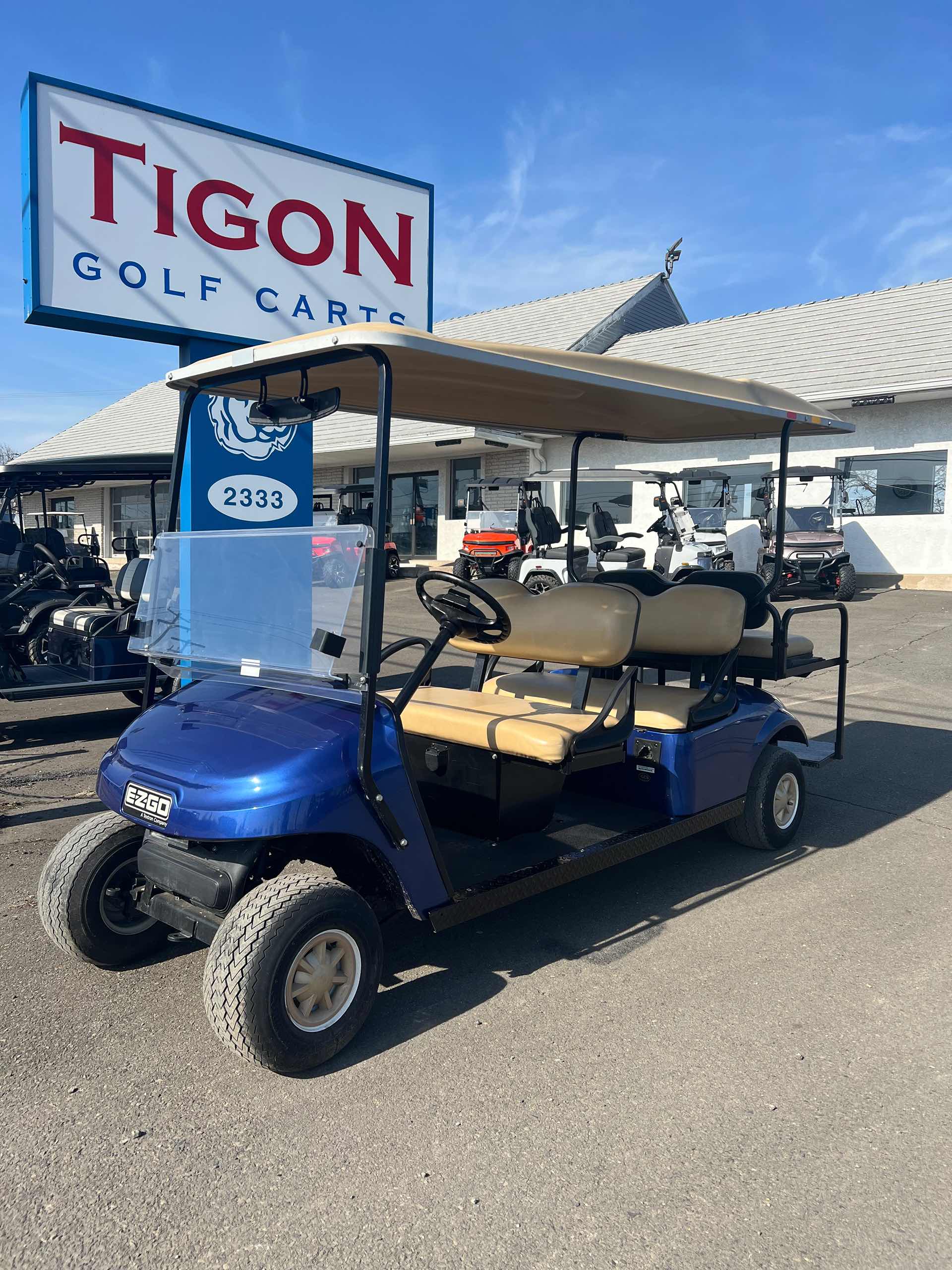 2016 EZGO TXT Golf Cart in Blue