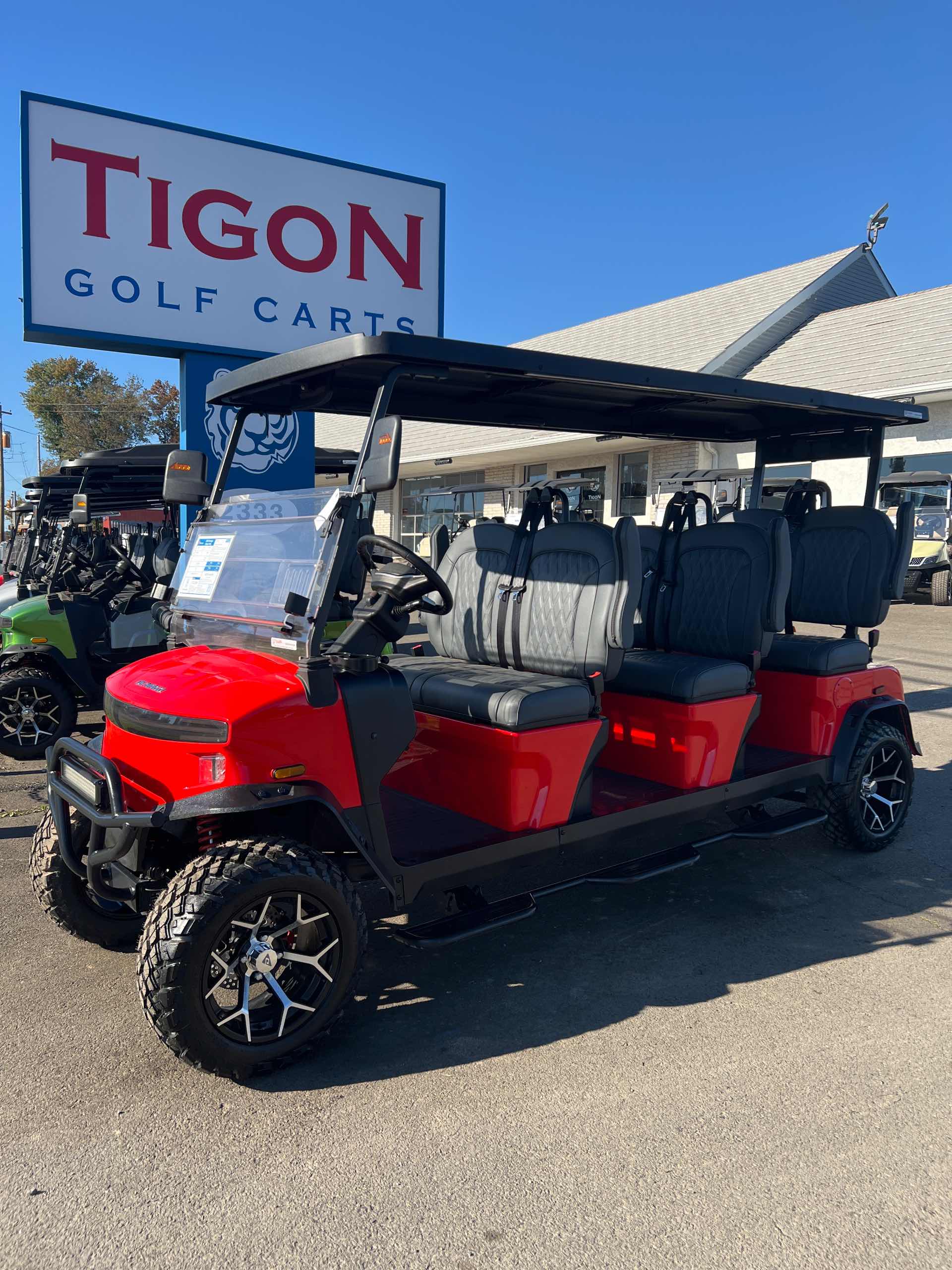 2026 Denago Rover XXL Golf Cart in Scarlet for sale at TIGON Hatfield, PA