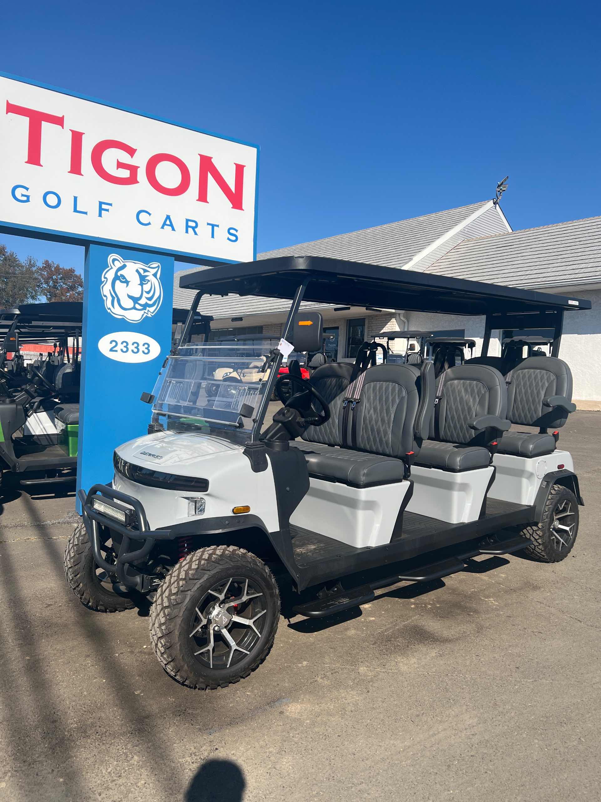 Used 2025 Denago Rover XXL Golf Cart in Gray for sale at TIGON Hatfield, PA