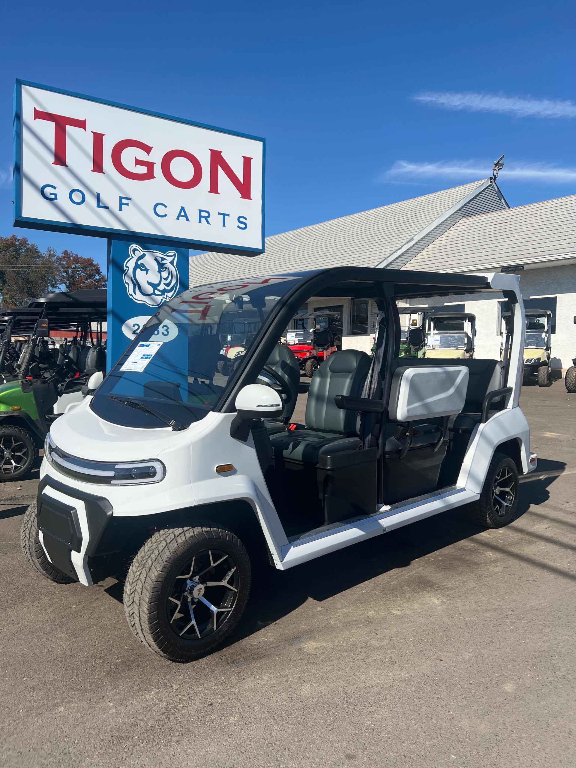 2026 Denago City Golf Cart in White for sale at TIGON Hatfield, PA