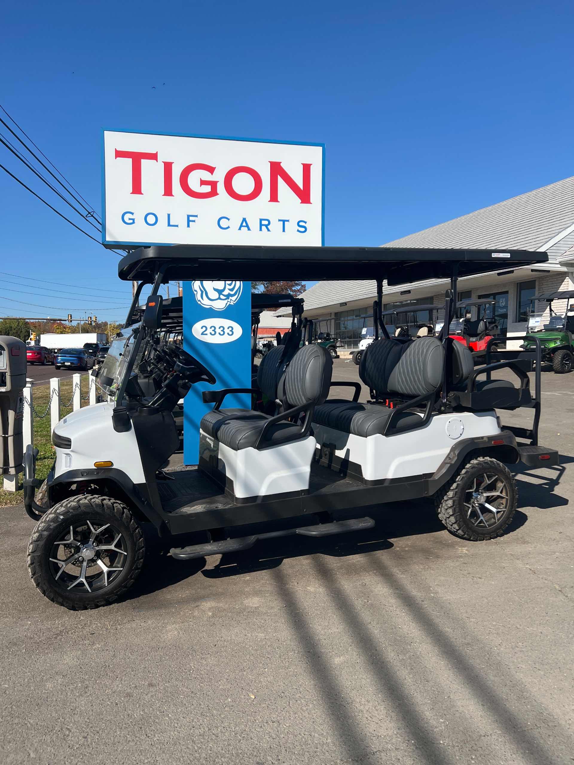 2026 Denago Rover XL6 in White Golf Cart
