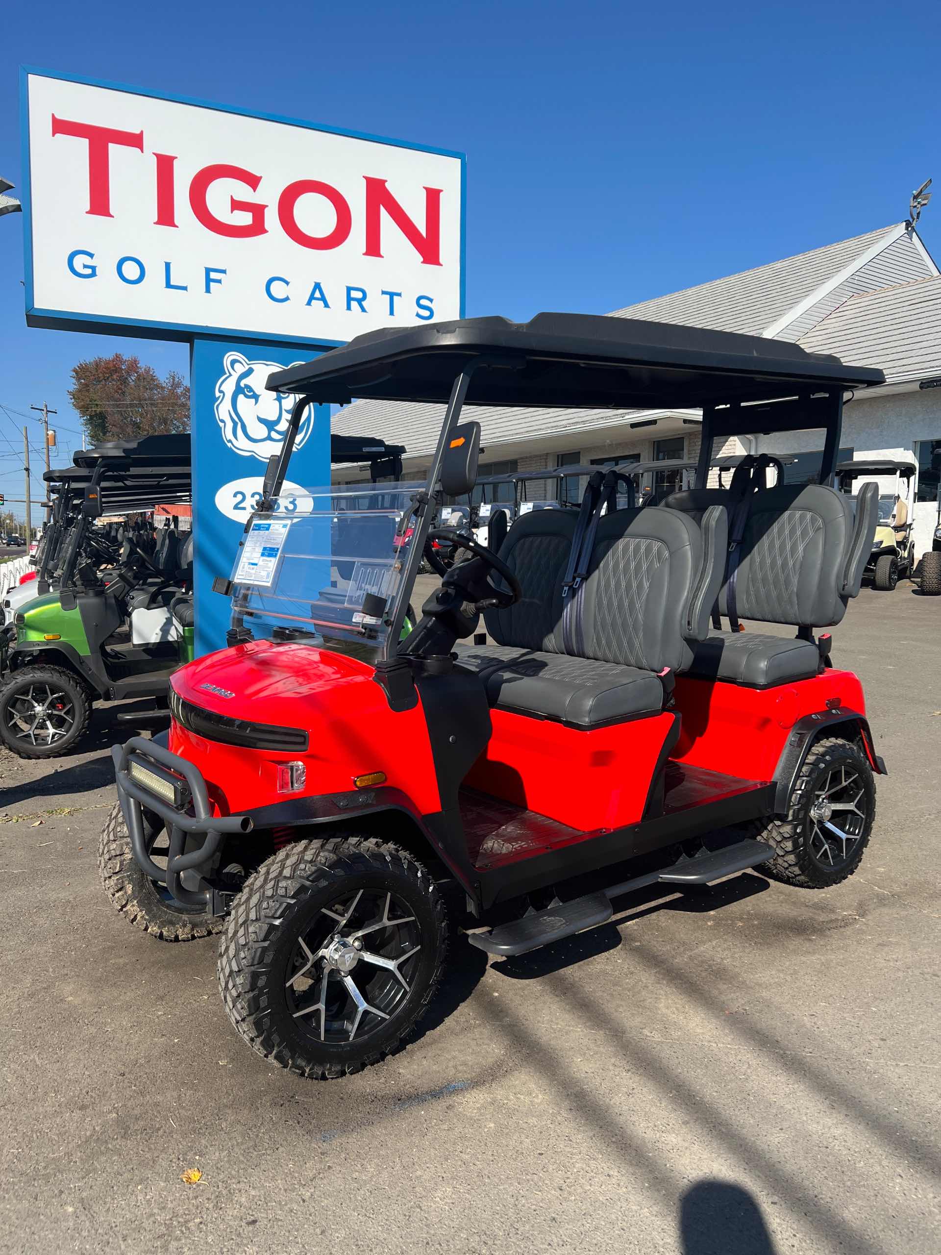 2026 Denago Rover XL in Scarlet Golf Cart