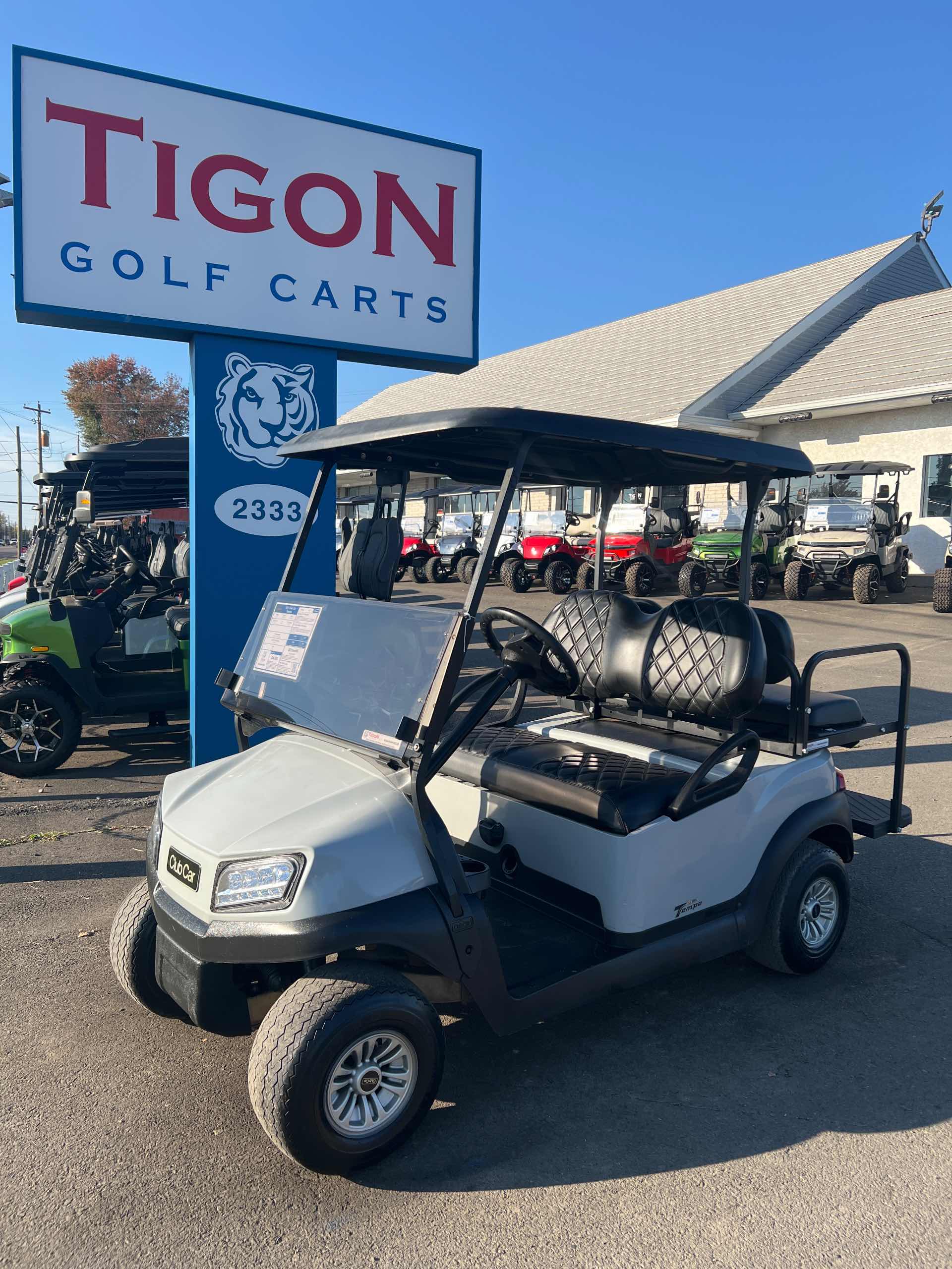 2021 Club Car Tempo in Gray Golf Cart
