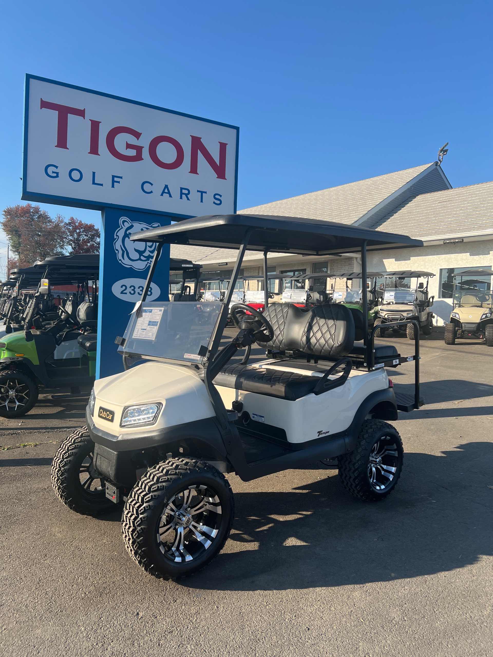 2021 Club Car Tempo in White Golf Cart