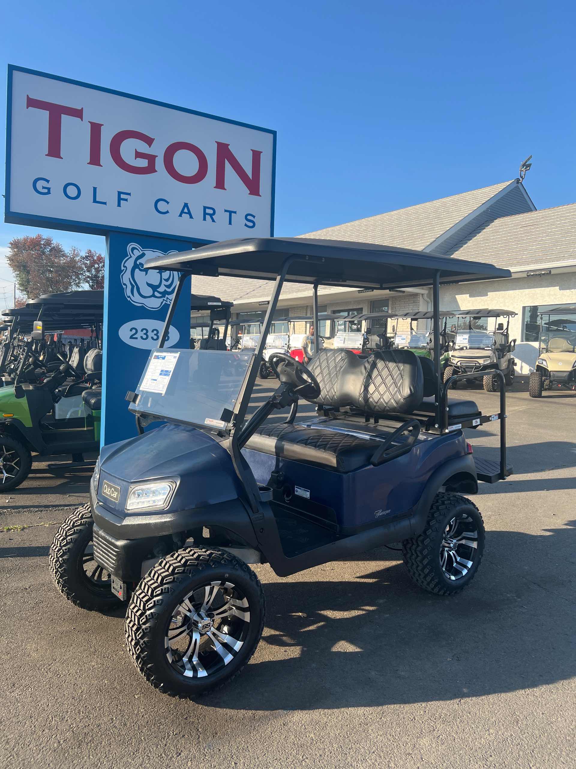 2021 Club Car Tempo in Blue Golf Cart
