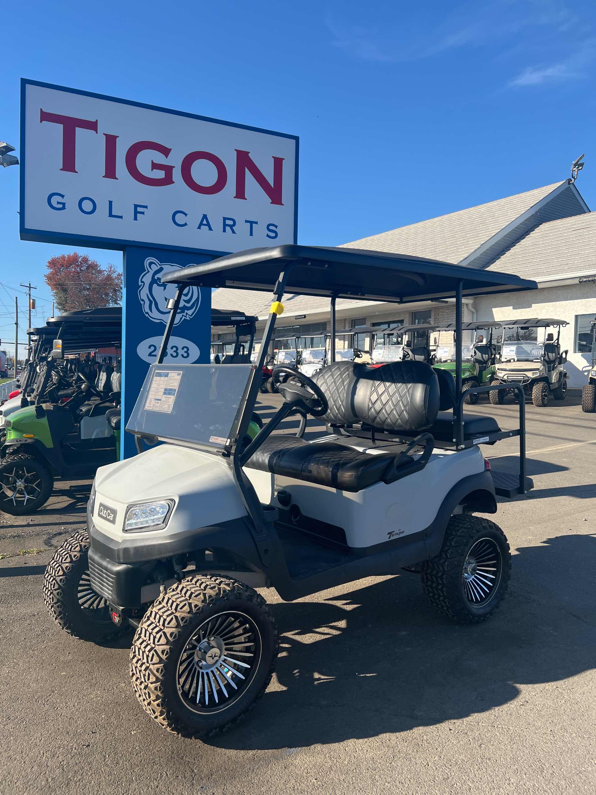 2022 Club Car Tempo in Gray Golf Cart