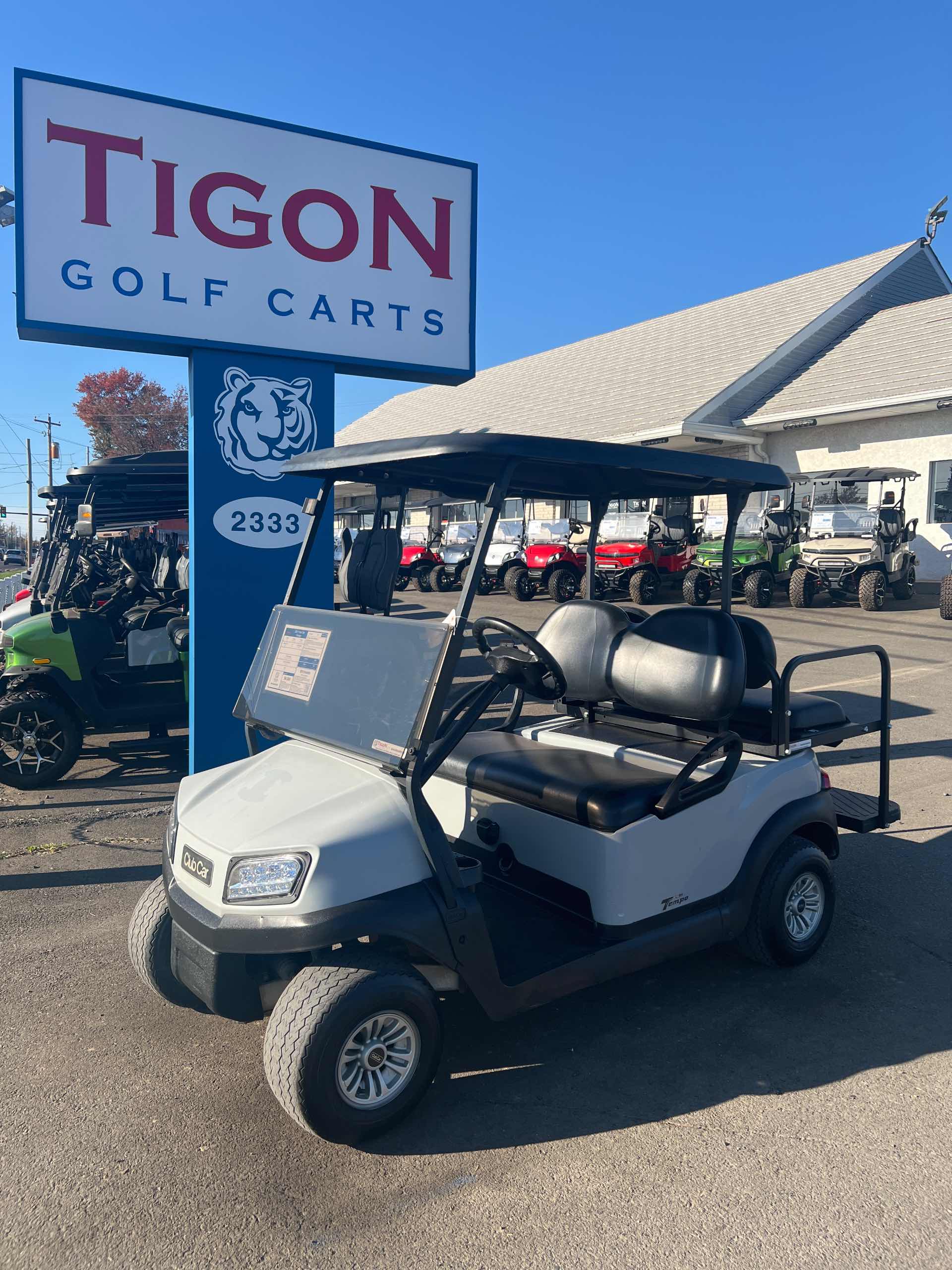 2021 Club Car Tempo in Gray Golf Cart