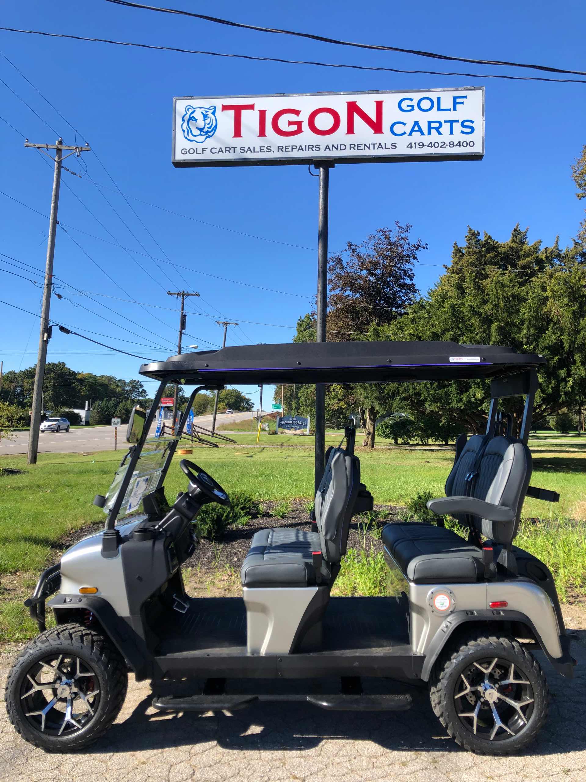 2026 Denago Rover XL Golf Cart in Silver