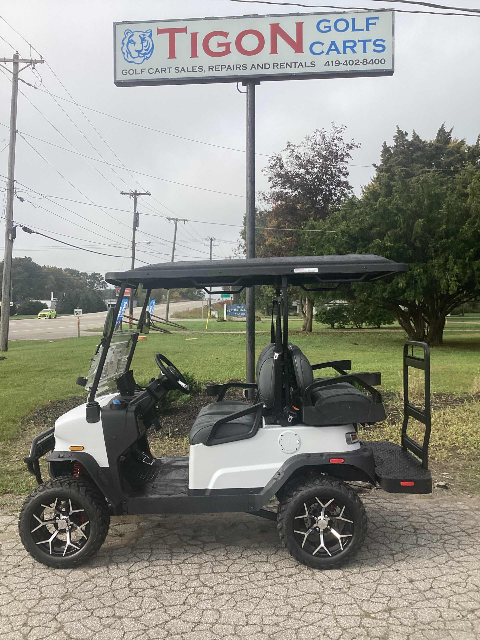 2026 Denago Nomad XL Golf Cart in Matte White for sale at TIGON Swanton, OH
