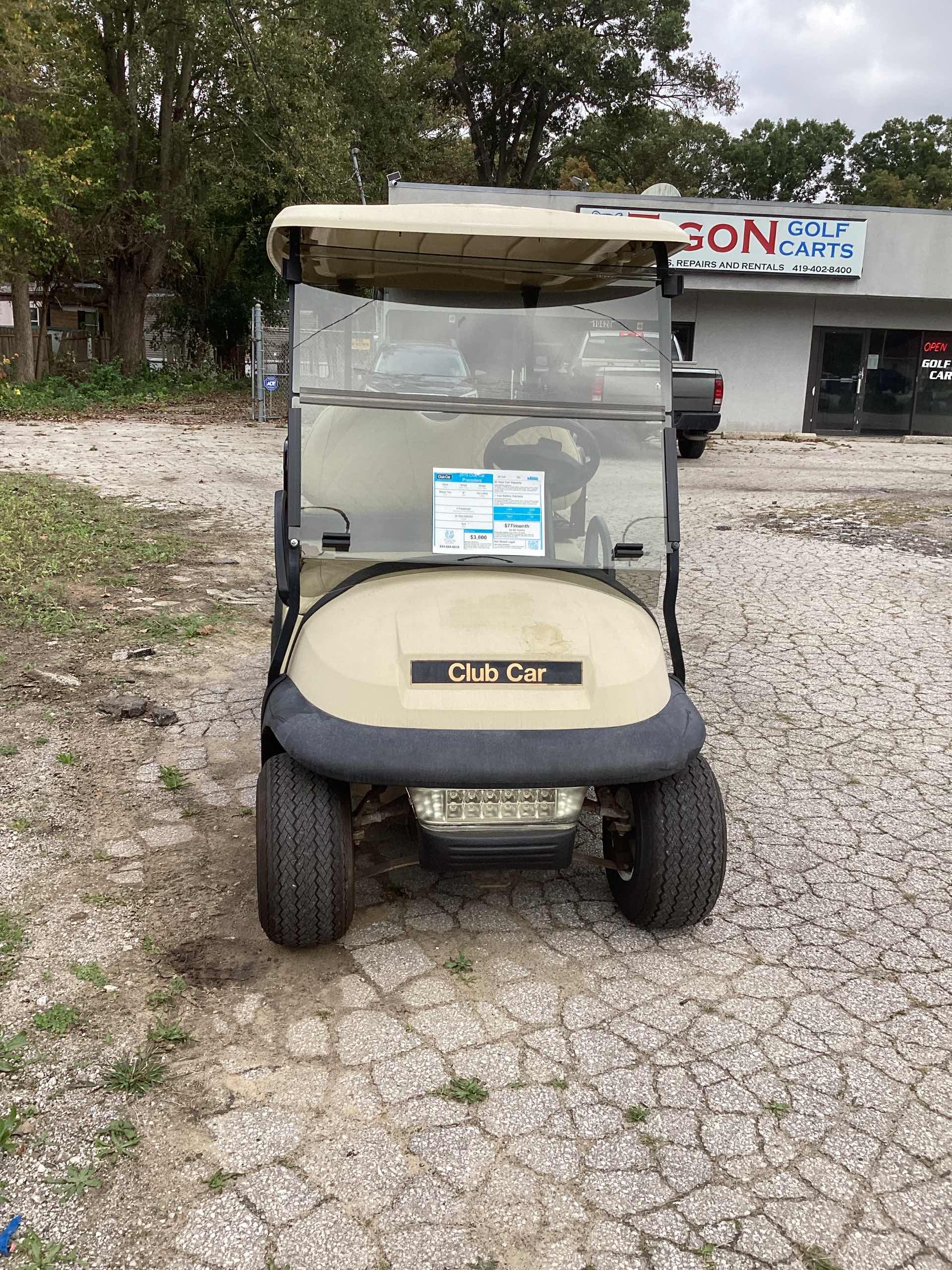 2015 Club Car Precedent Beige image 3
