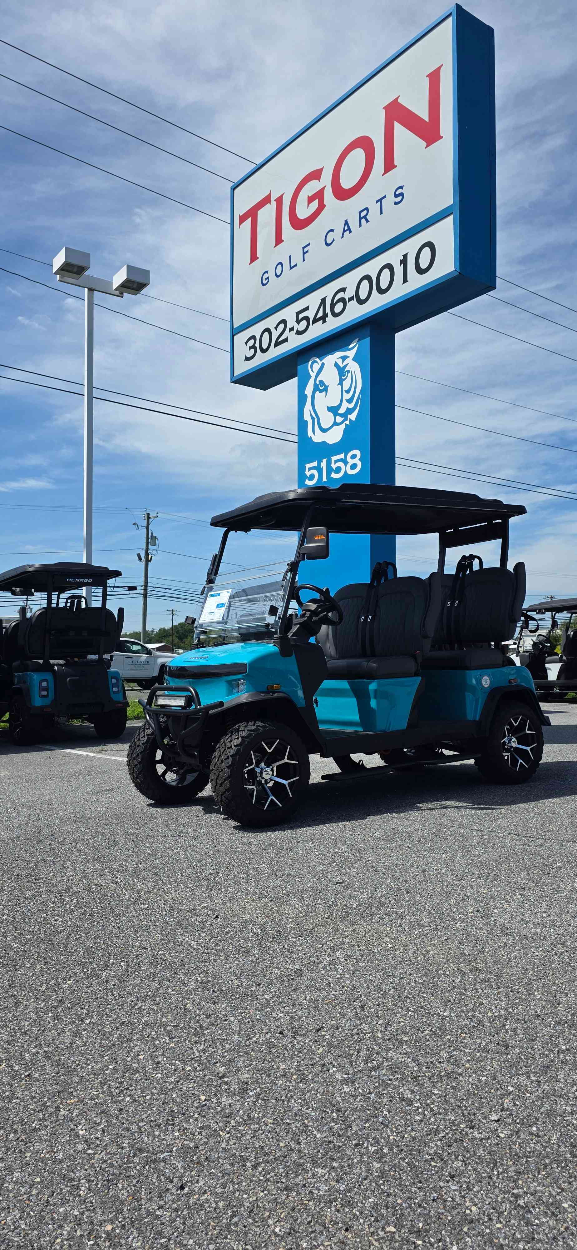 2026 Denago Rover XL Golf Cart in Aqua for sale at TIGON Dover, DE