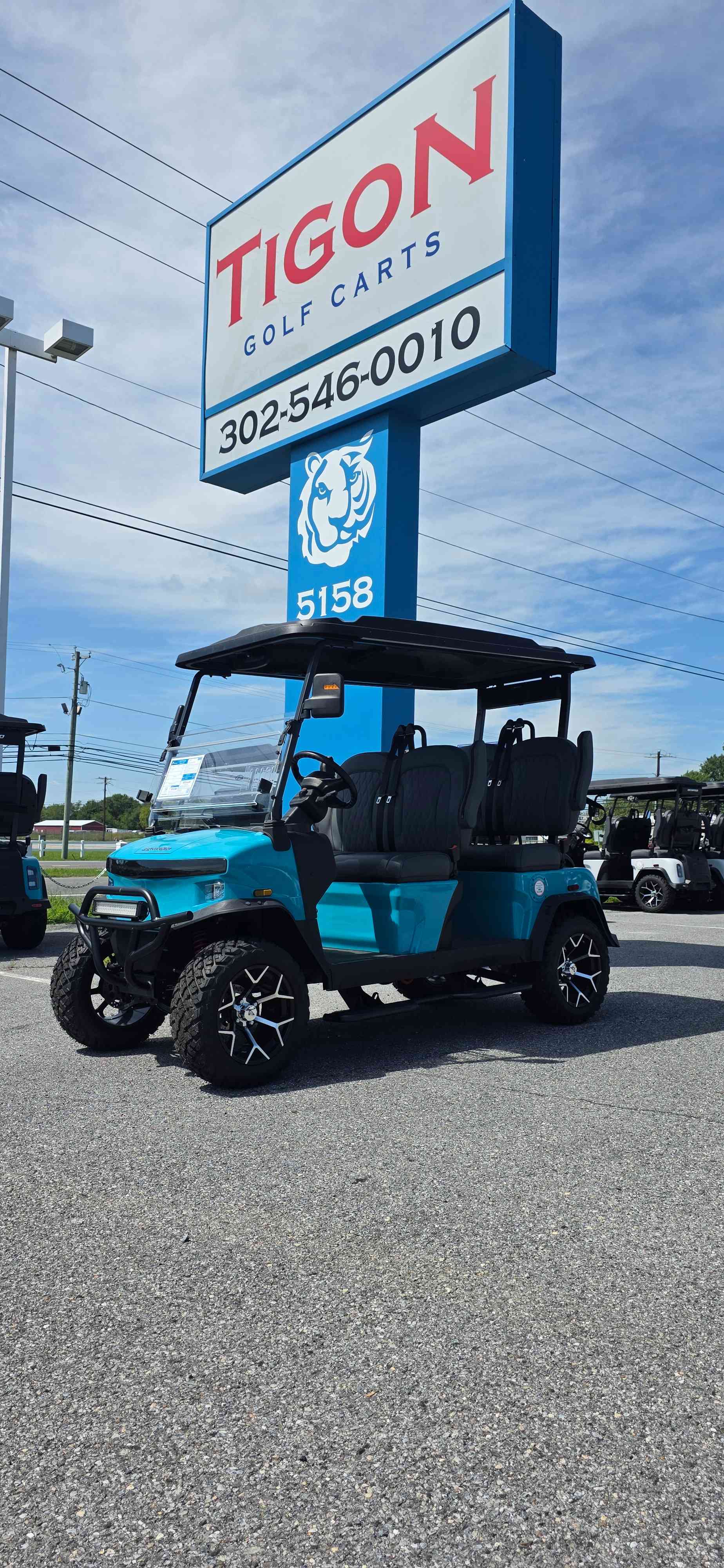 2026 Denago Rover XL Golf Cart in Aqua for sale at TIGON Dover, DE