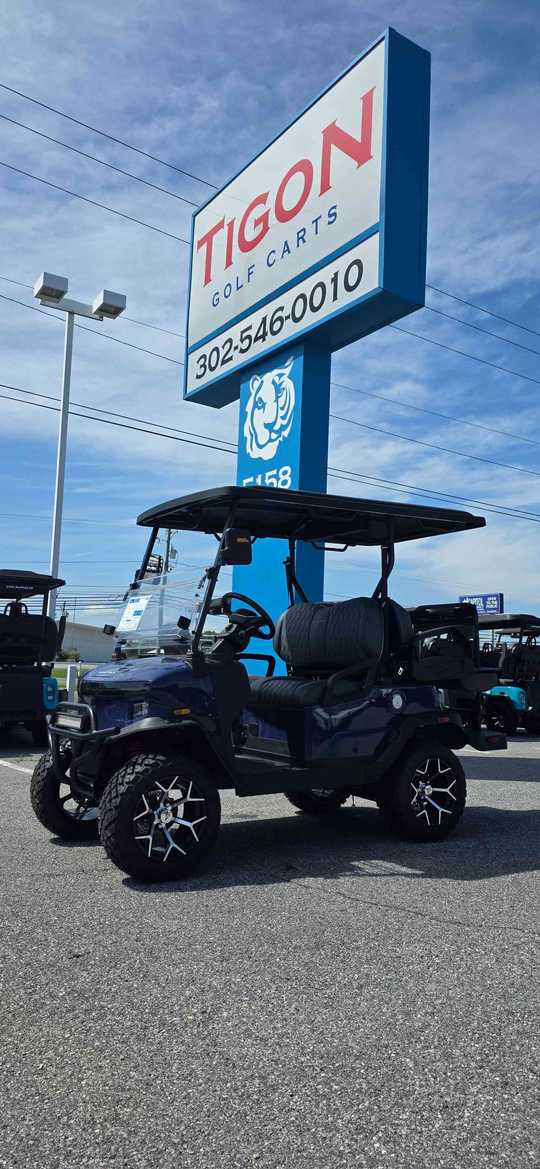 2026 Denago Nomad XL Golf Cart in Blue for sale at TIGON Dover, DE
