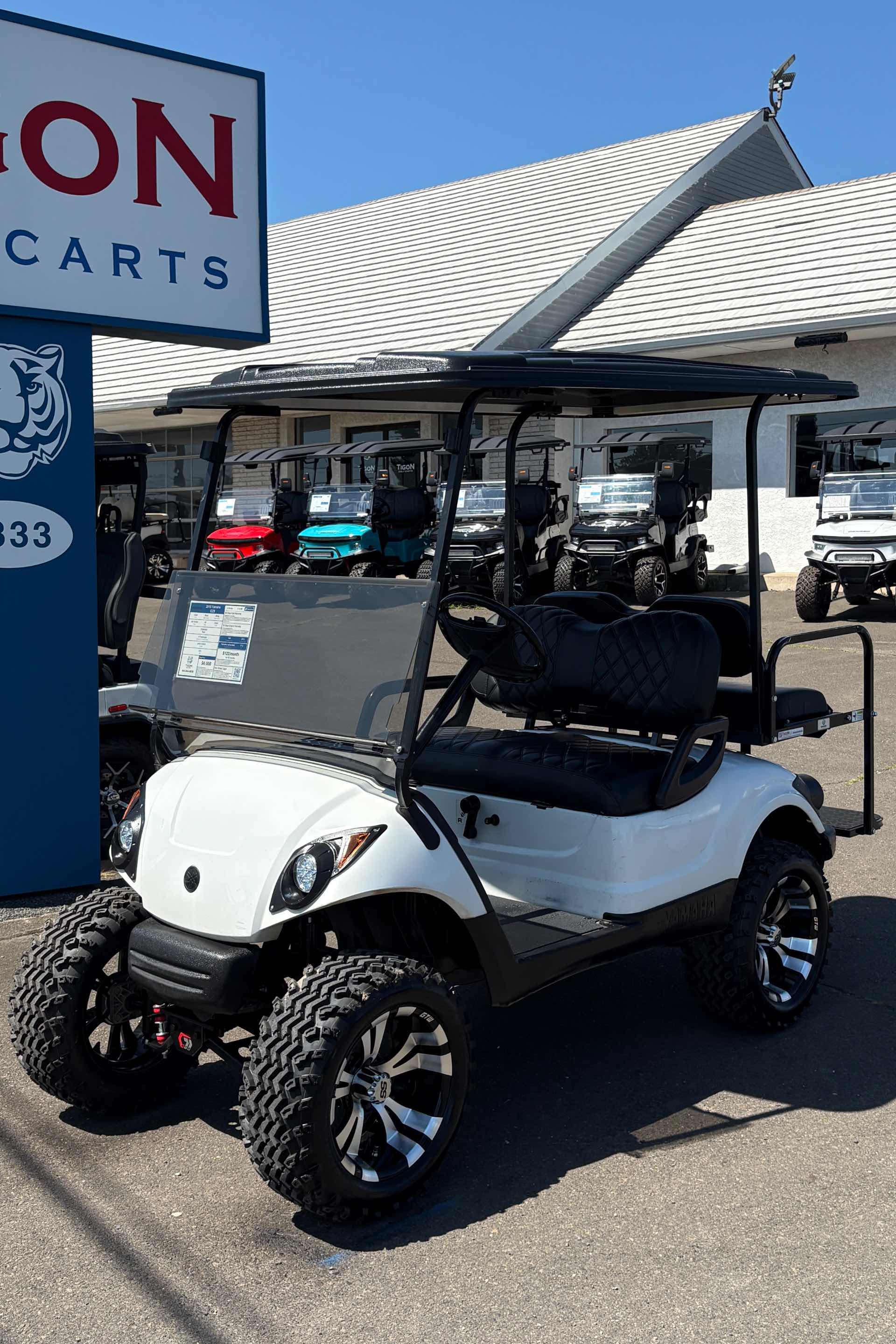 2013 Yamaha G29 Golf Cart in White