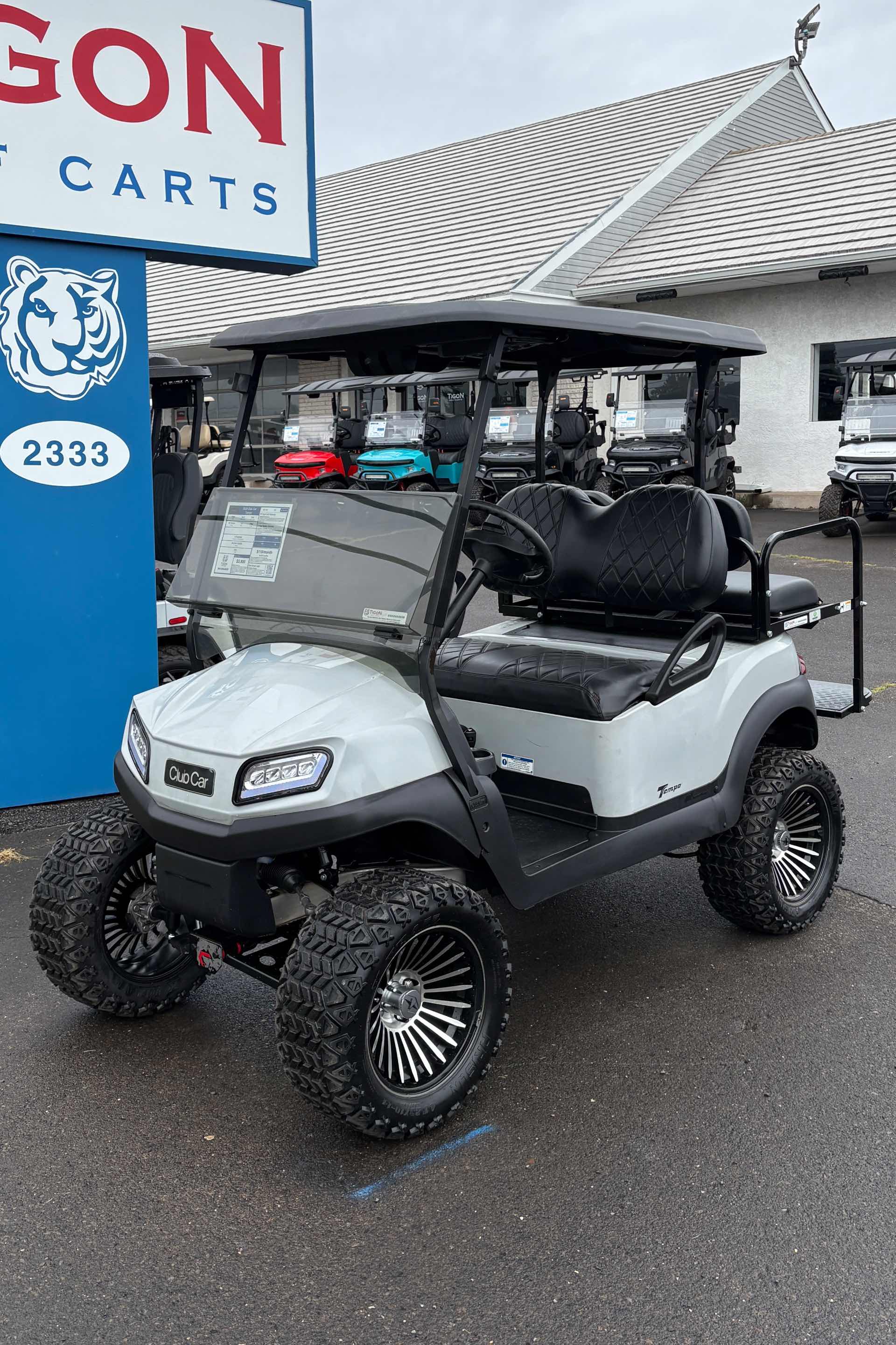 Used 2020 Club Car Tempo Golf Cart in Gray for sale at TIGON Gloucester Point, VA