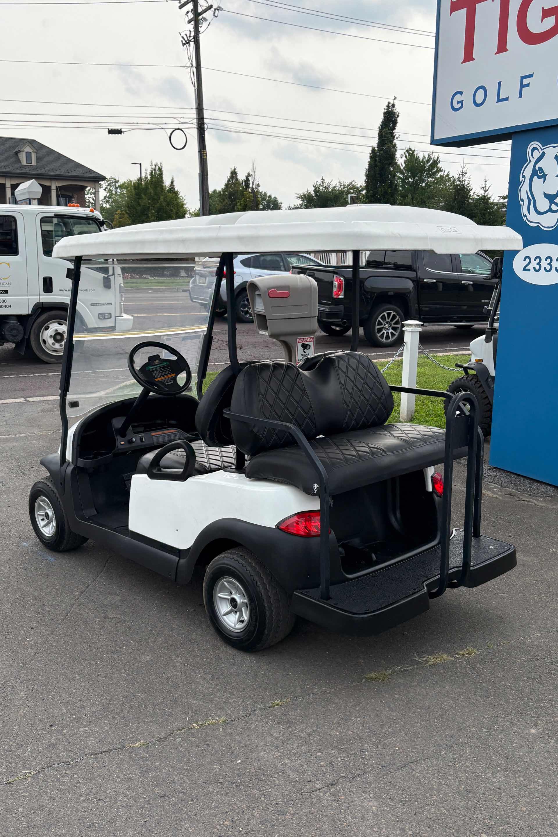 2015 Club Car Precedent White golf cart in White — photo 3 of 4, Swanton, OH