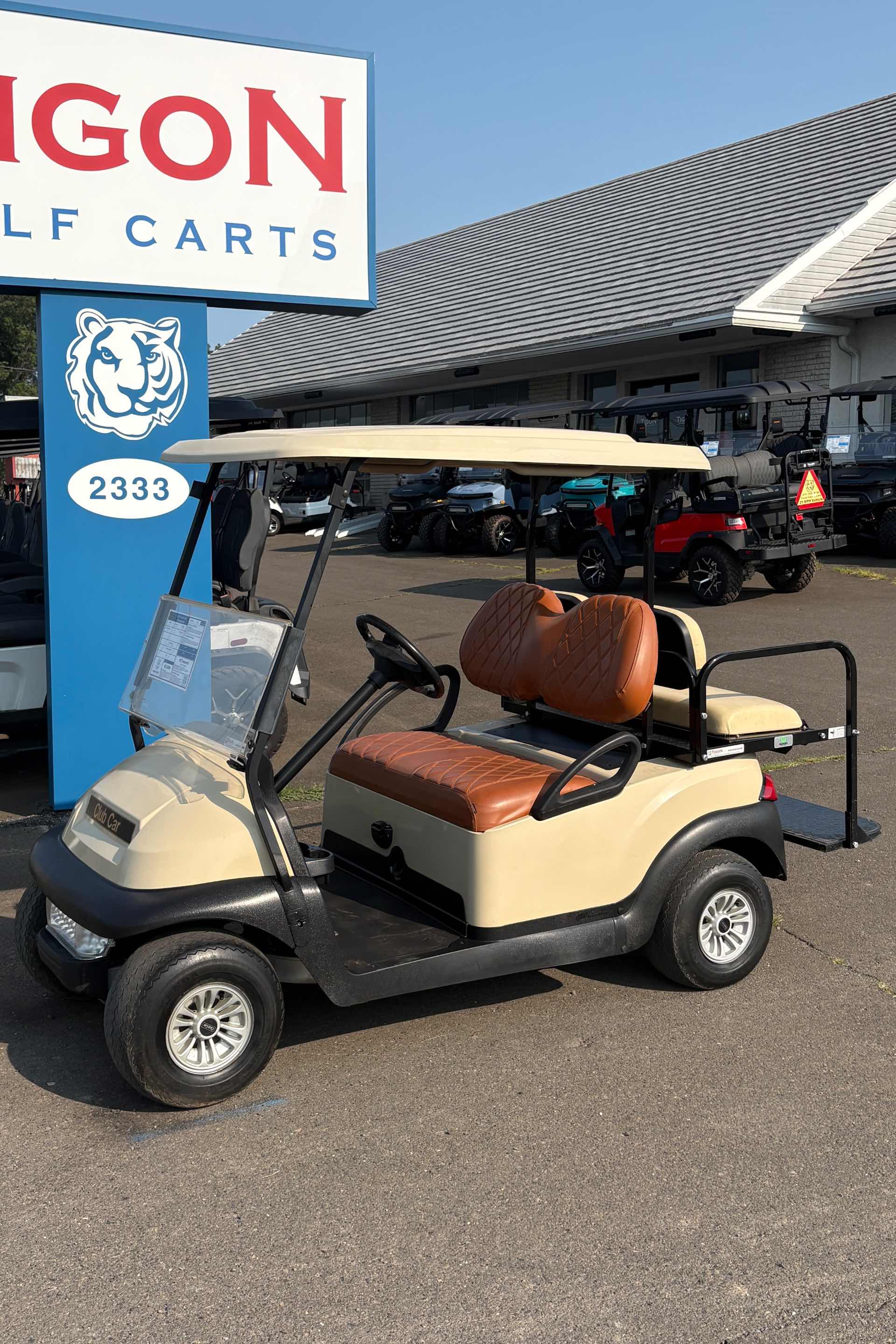 Used 2019 Club Car Precedent Golf Cart in Beige for sale at TIGON Lecanto, FL
