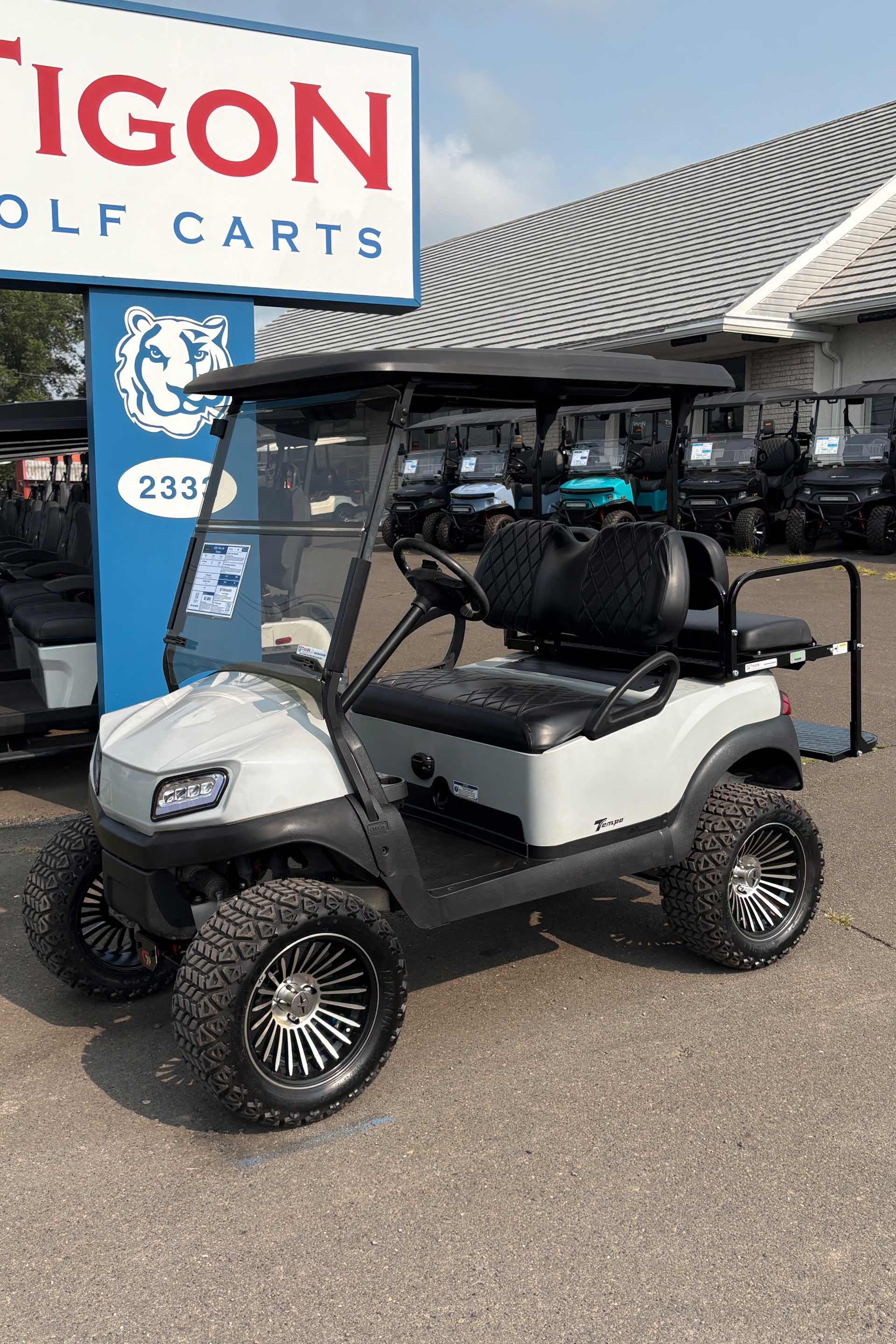 Used 2020 Club Car Tempo Golf Cart in Gray for sale at TIGON Hatfield, PA