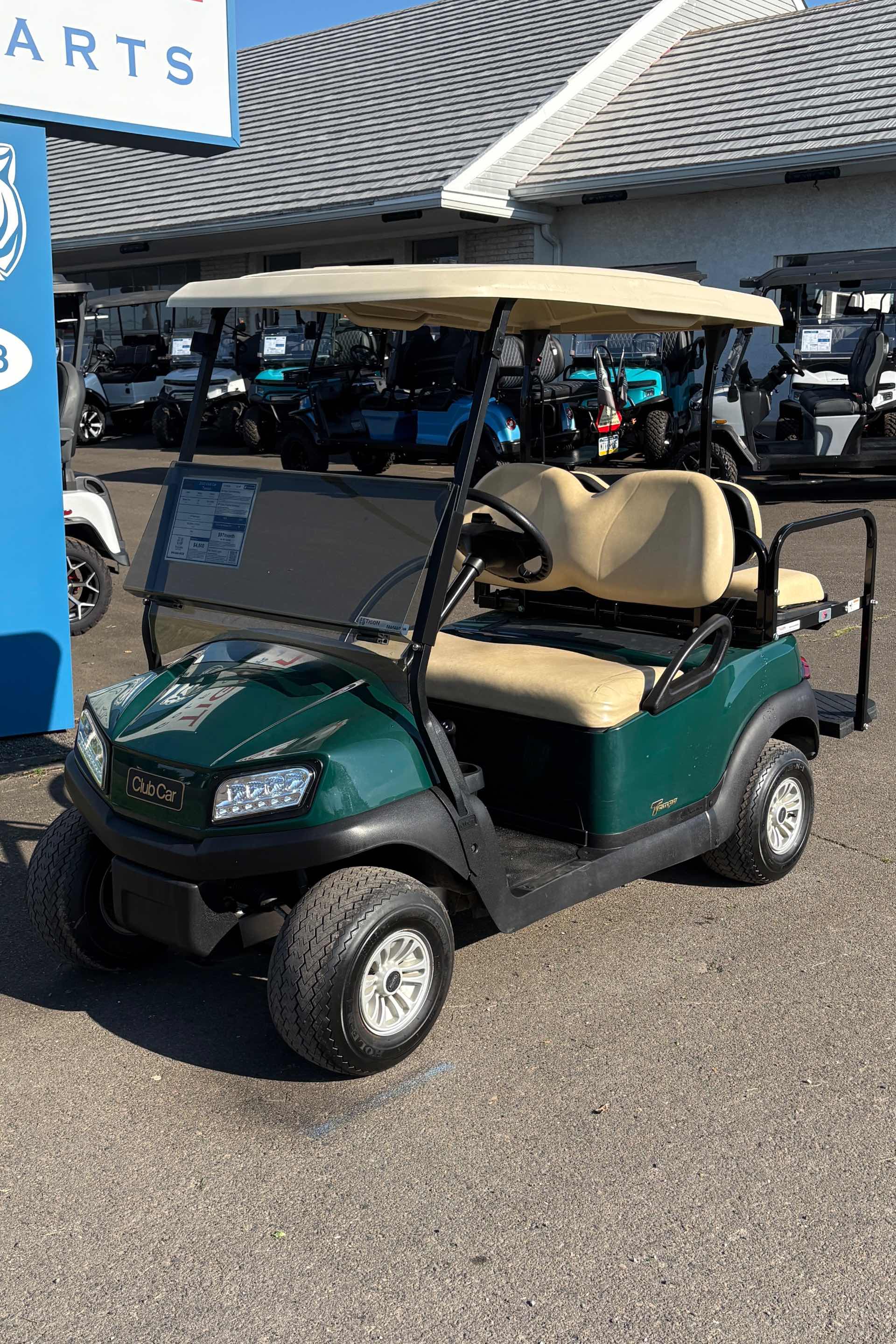 Used 2020 Club Car Tempo Golf Cart in Green for sale at TIGON Hatfield, PA