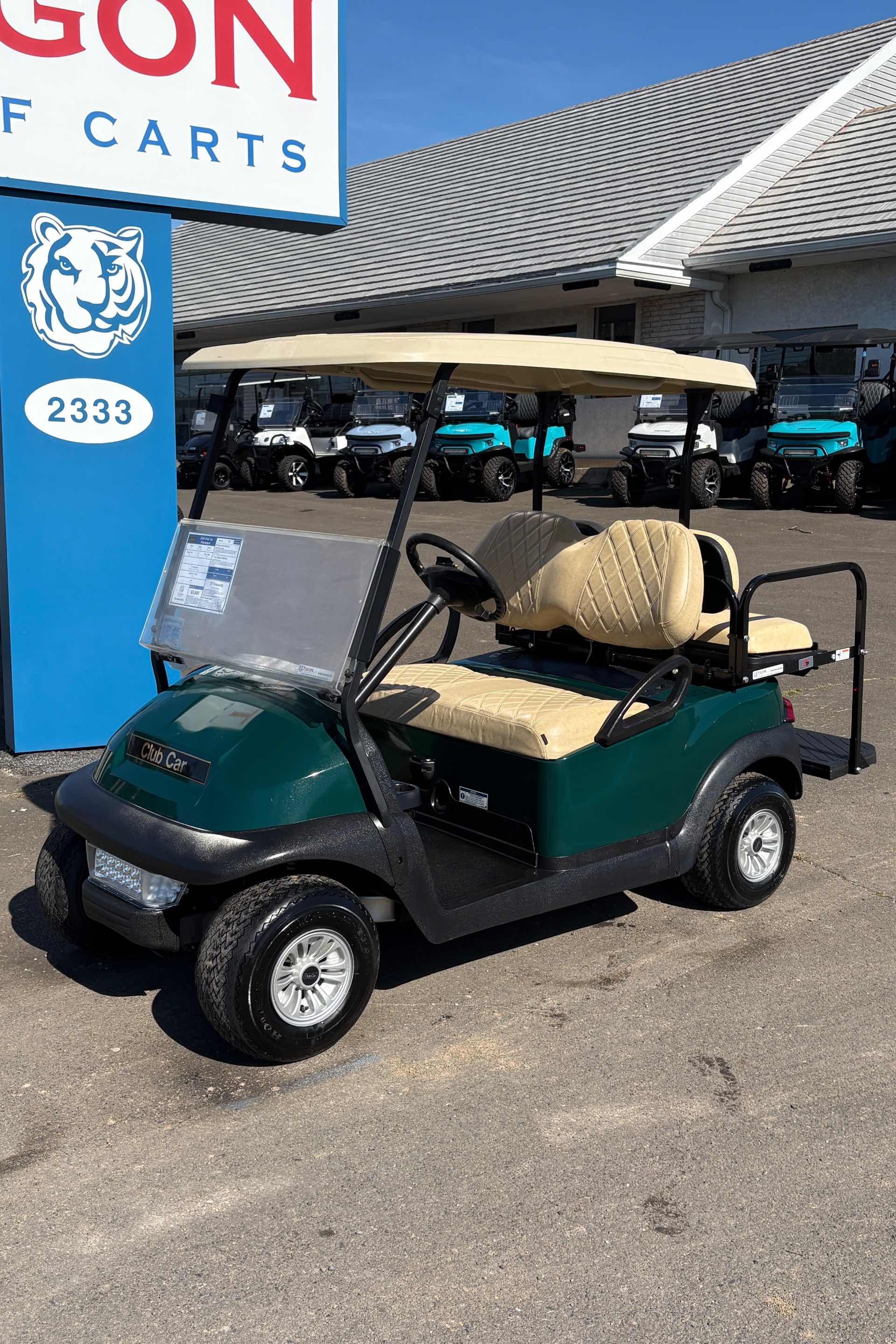 Used 2020 Club Car Precedent Golf Cart in Green for sale at TIGON Bayville, NJ
