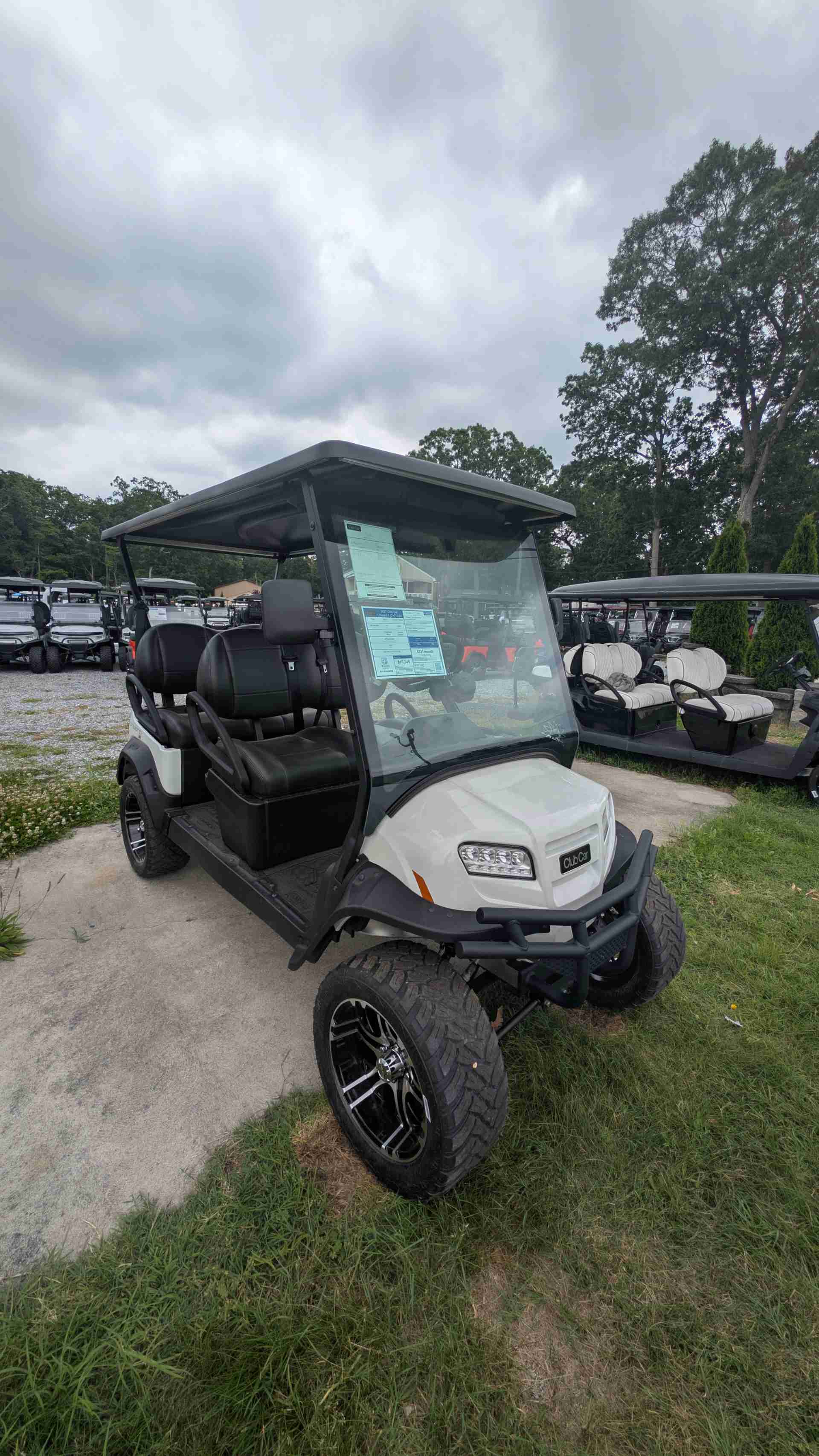2027 Club Car Onward 4 Forward LSV Glacier White golf cart in Glacier White — photo 2 of 4, Ocean View, NJ