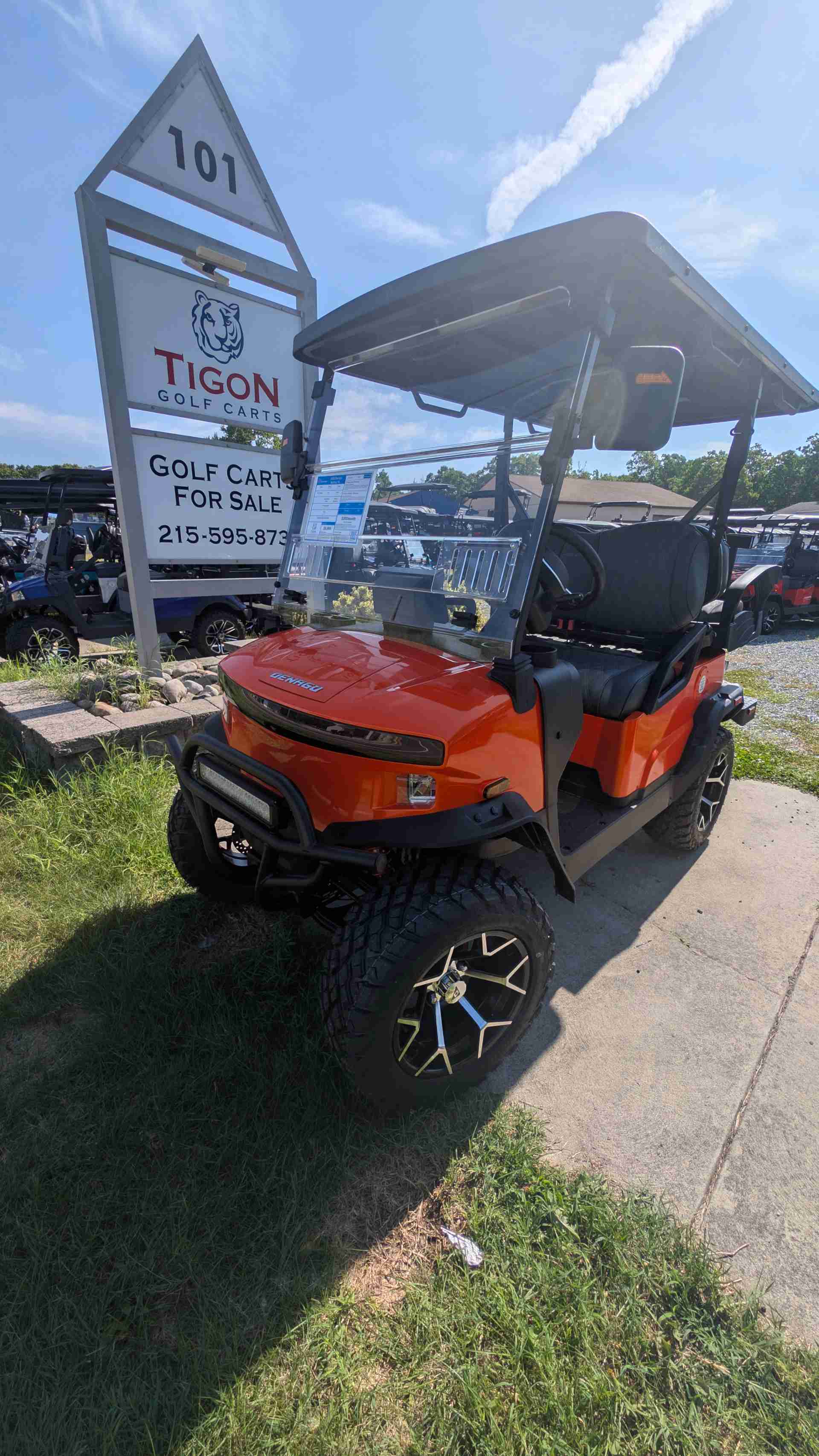 2026 Denago Nomad XL Golf Cart in Lava