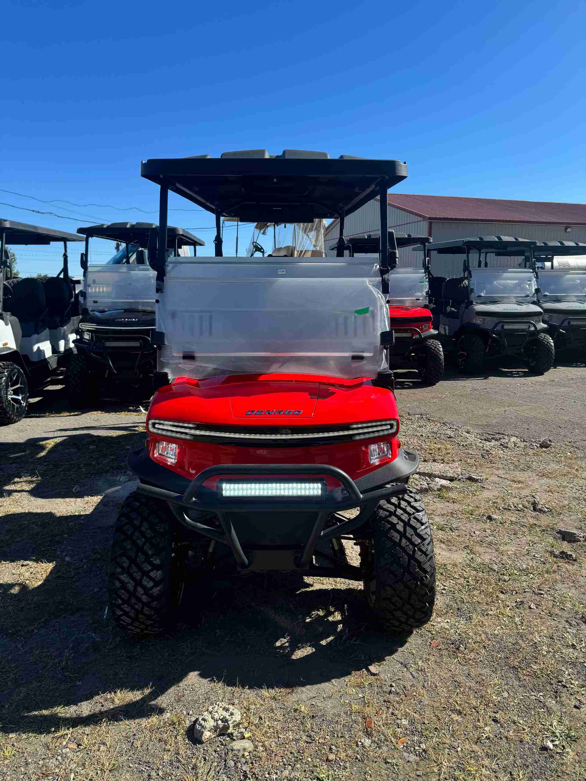 2026 Denago Rover XL6 Golf Cart in Scarlet