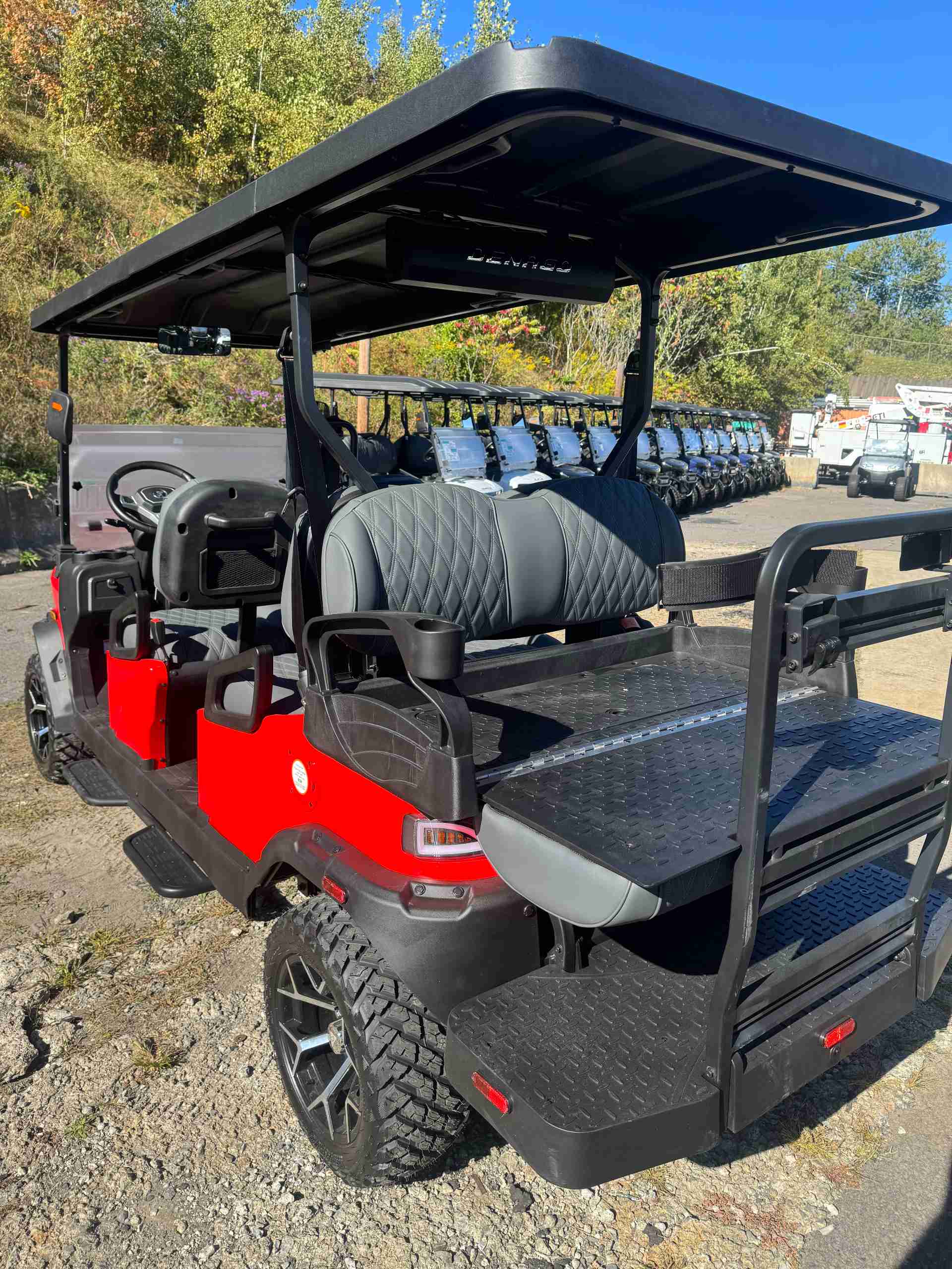 2026 Denago Rover XL6 Scarlet golf cart in Scarlet — photo 3 of 4, Scranton, PA