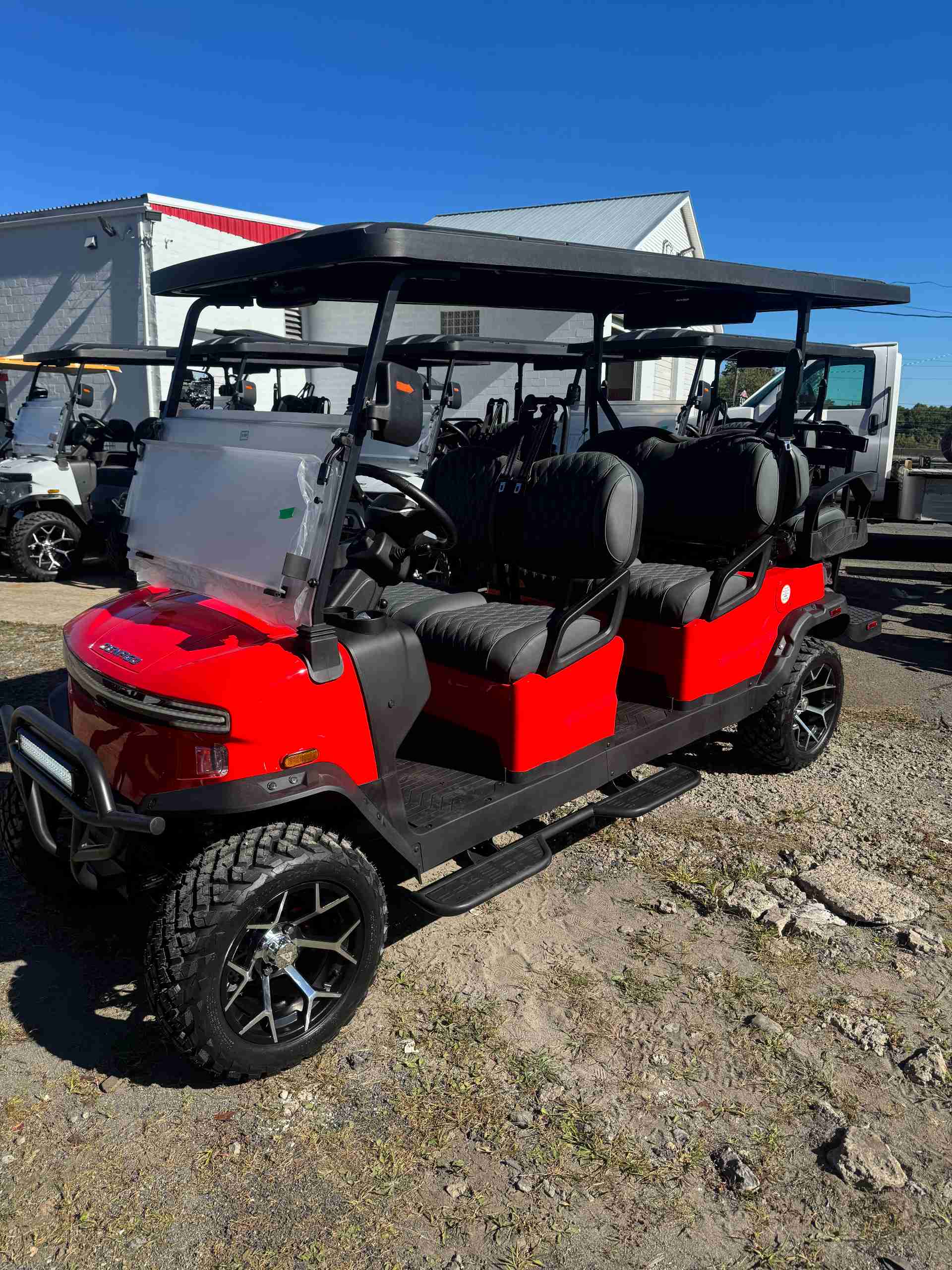 2026 Denago Rover XL6 Scarlet golf cart in Scarlet — photo 4 of 4, Scranton, PA