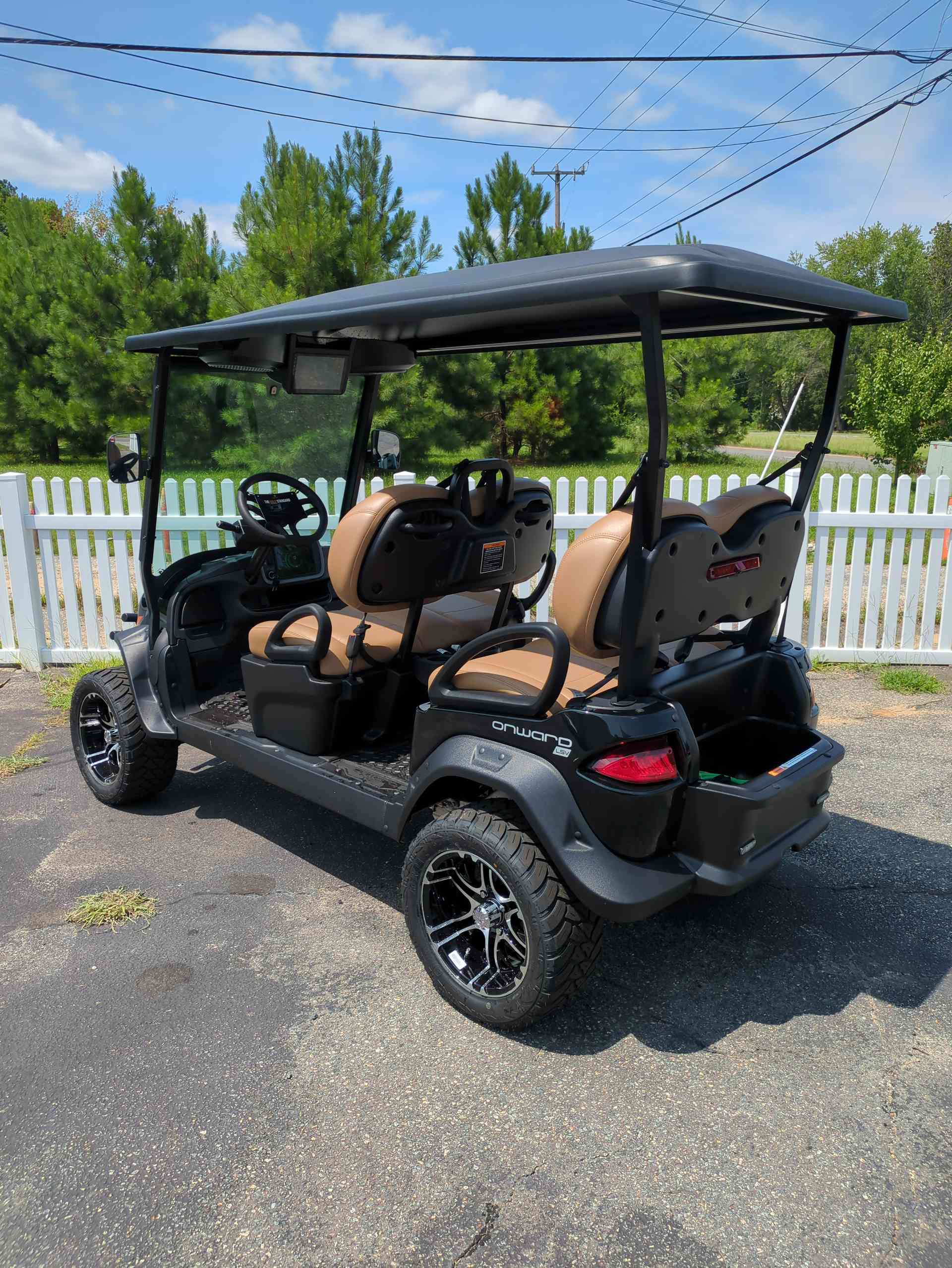 2027 Club Car Onward 4 Forward LSV Metallic Tuxedo Black golf cart in Metallic Tuxedo Black — photo 3 of 4, Gloucester Point, VA