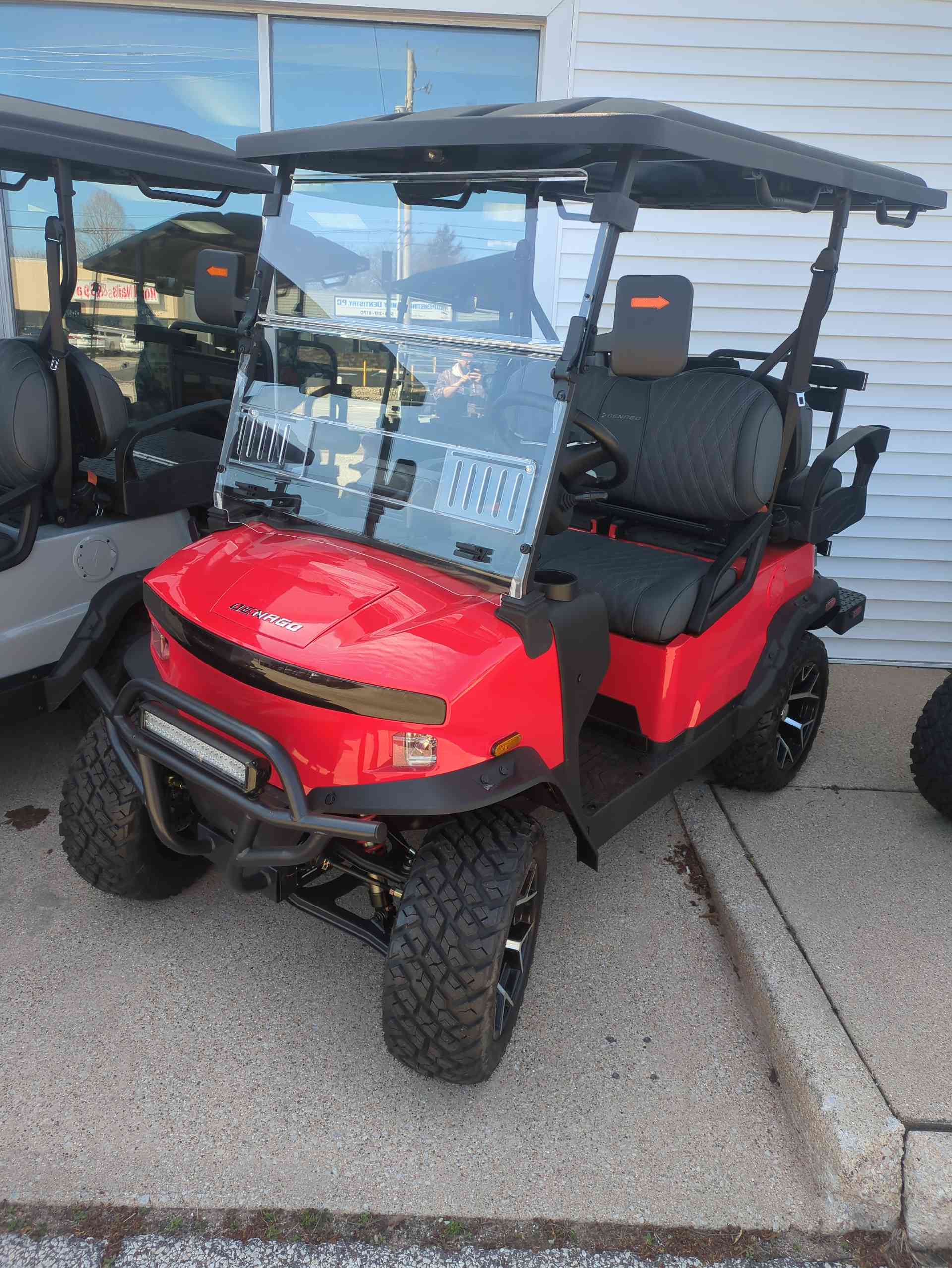 2026 Denago Nomad XL Golf Cart in Scarlet