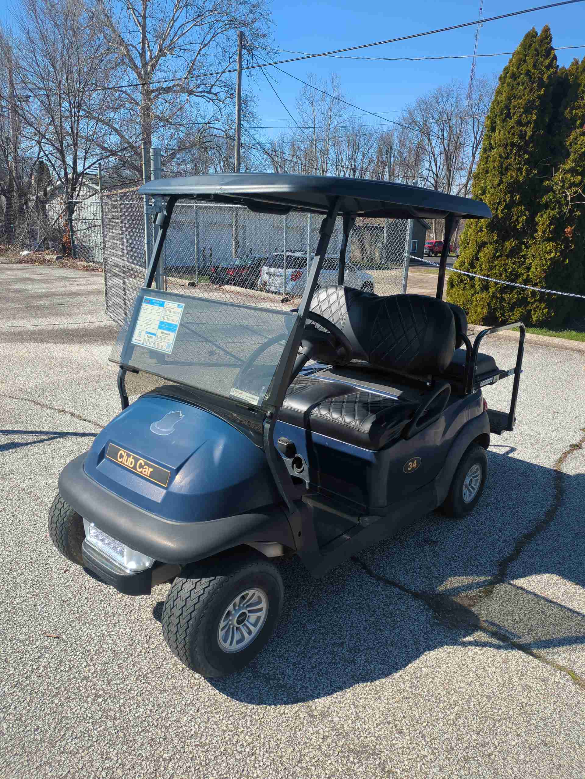 2019 Club Car Precedent Golf Cart in Blue