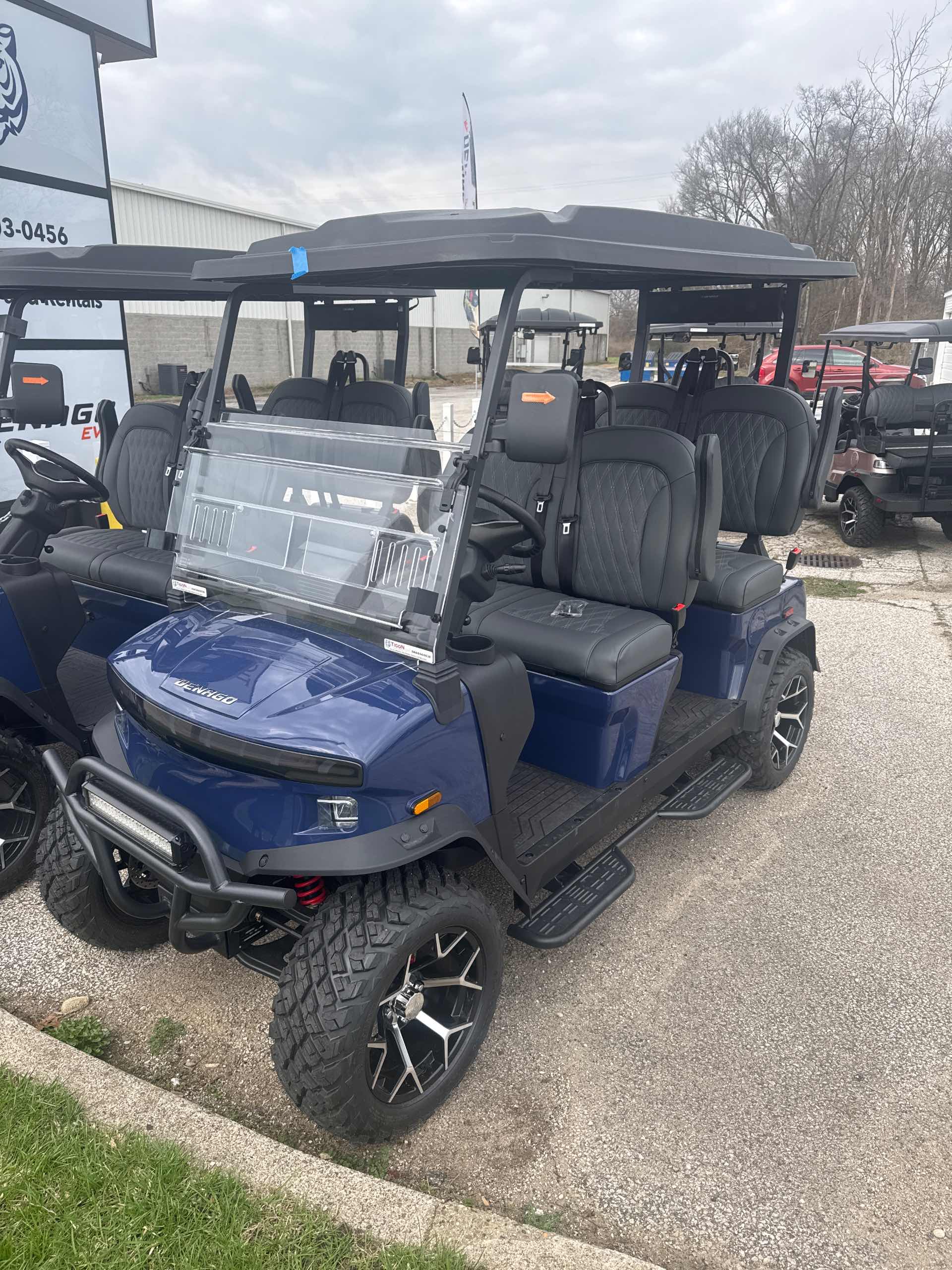 2026 Denago Rover XL Golf Cart in Blue