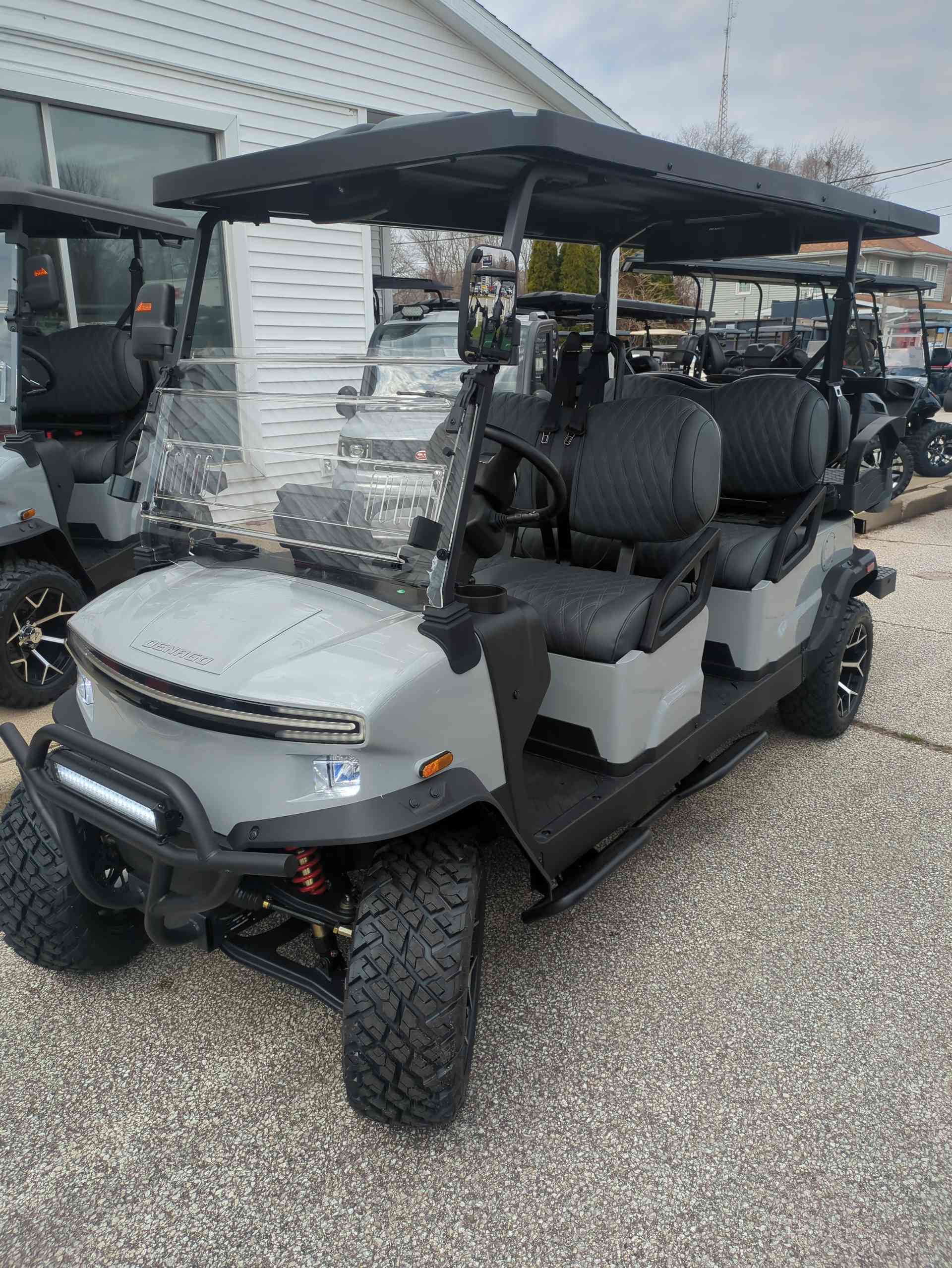 2026 Denago Rover XL6 Golf Cart in Gray