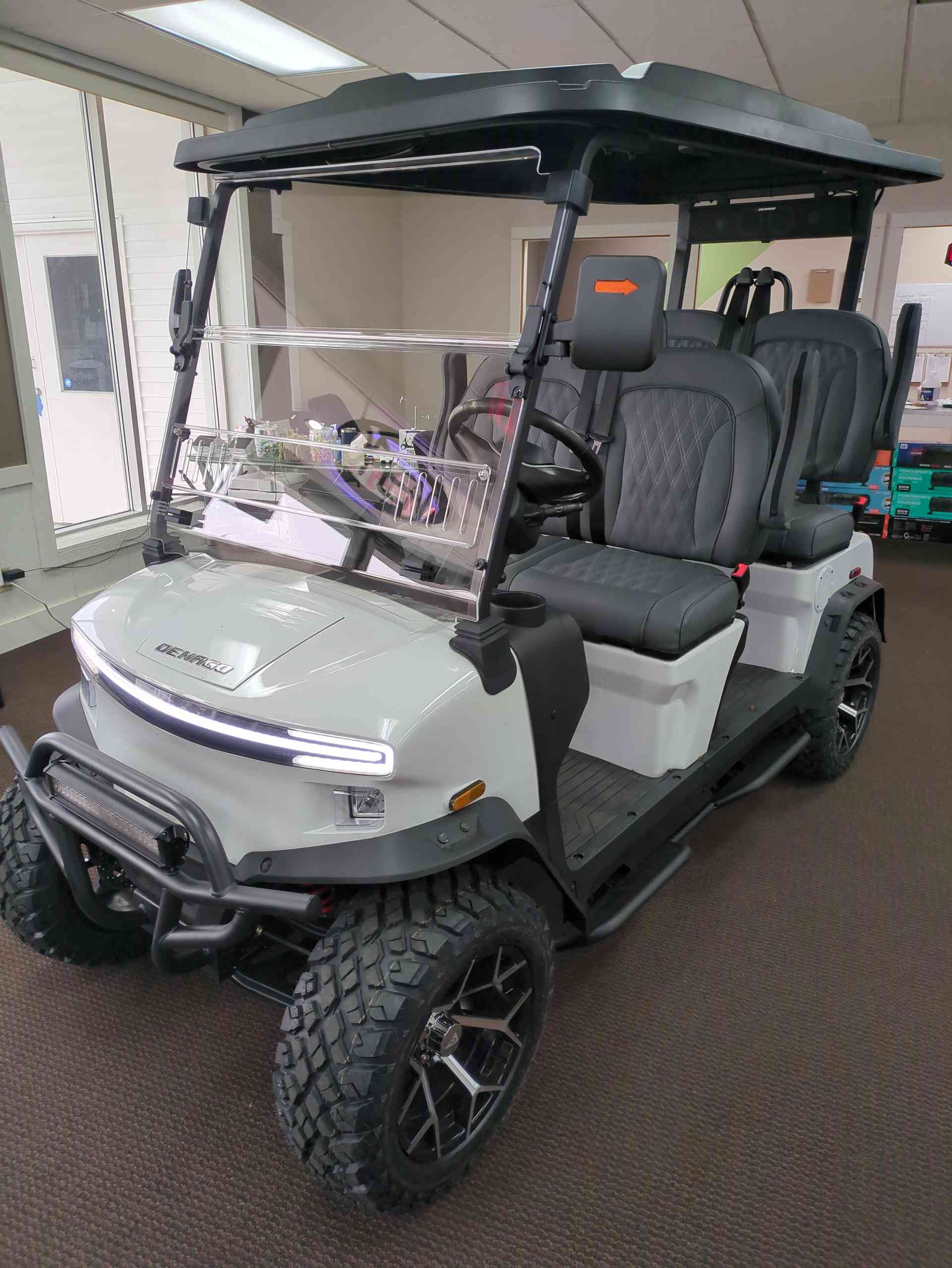 2026 Denago Rover XL Golf Cart in White