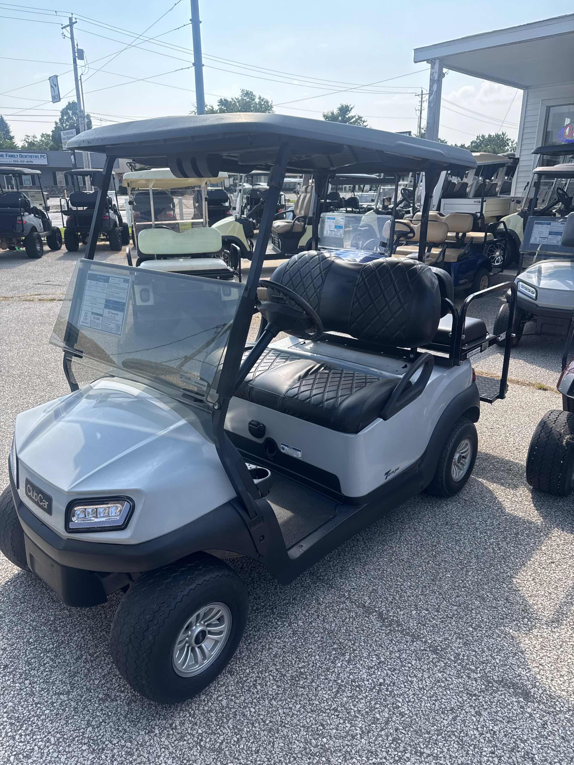 2020 Club Car Tempo Gray golf cart in Gray — photo 3 of 4, South Bend, IN