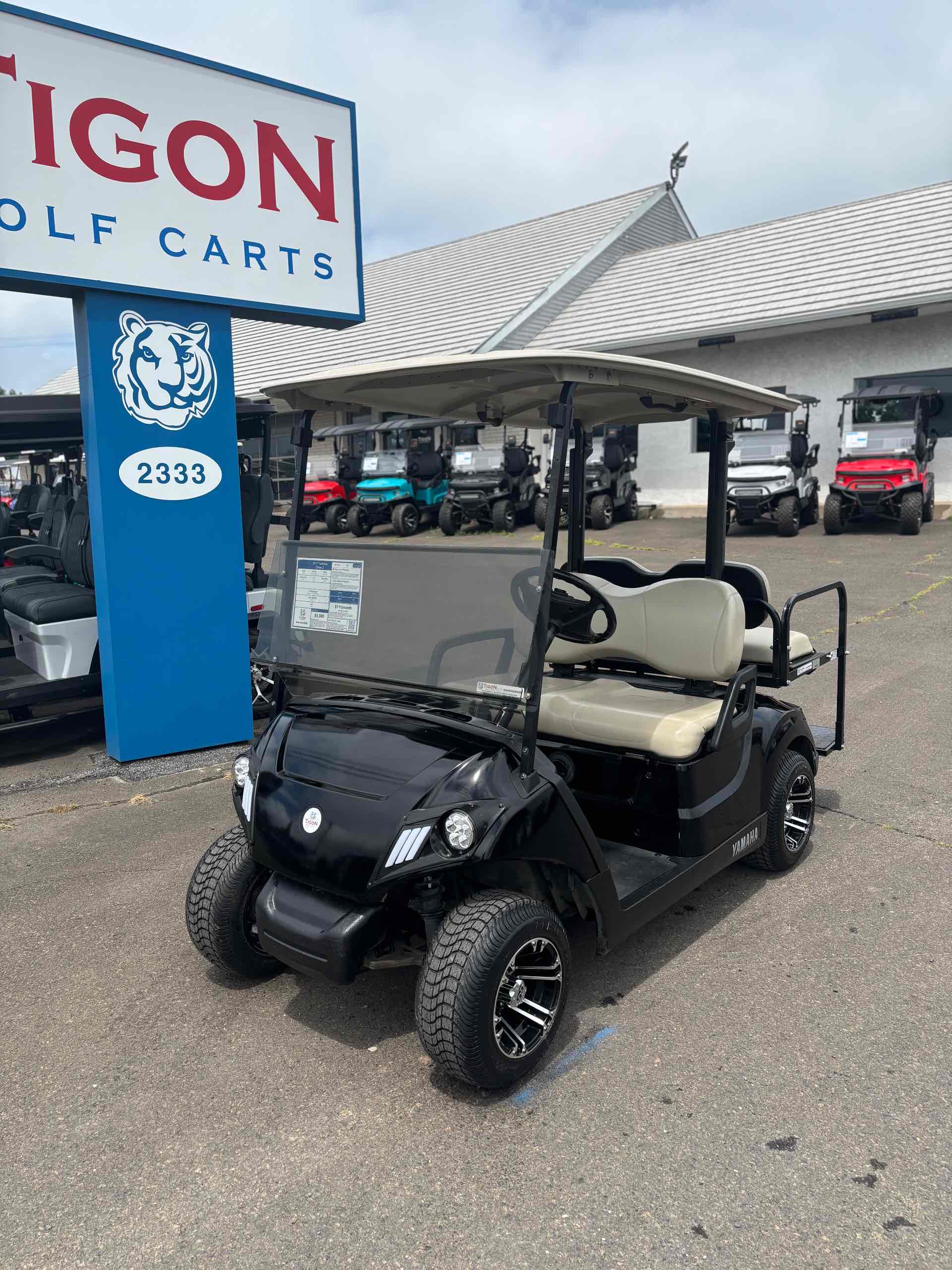 Used 2017 Yamaha Drive 2 Golf Cart in Black for sale at TIGON Long Pond, PA