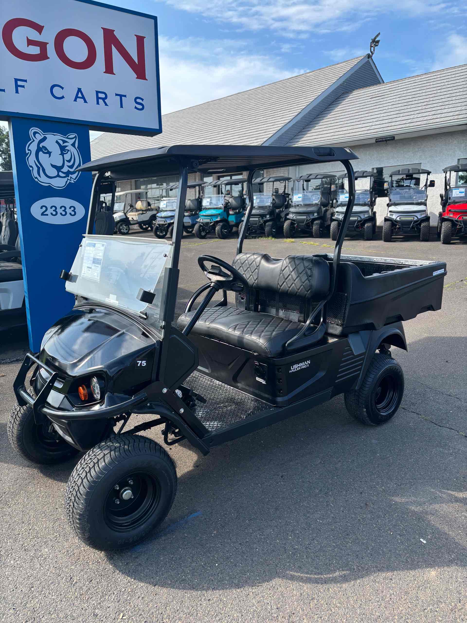 Used 2021 EZGO Cushman Golf Cart in Black for sale at TIGON Hatfield, PA
